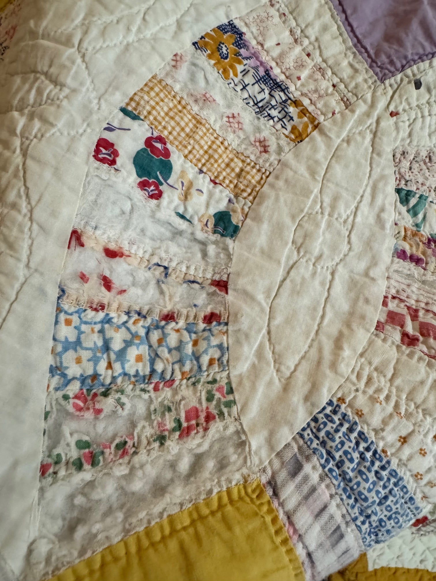 CUTTER - Sweet Pea Double Wedding Ring Quilt - CUTTER