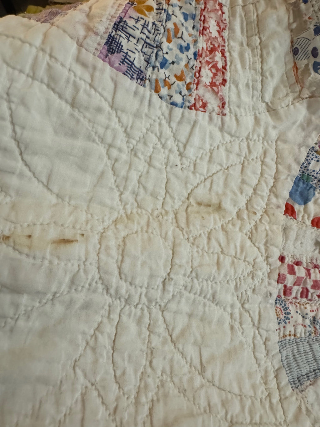 CUTTER - Sweet Pea Double Wedding Ring Quilt - CUTTER