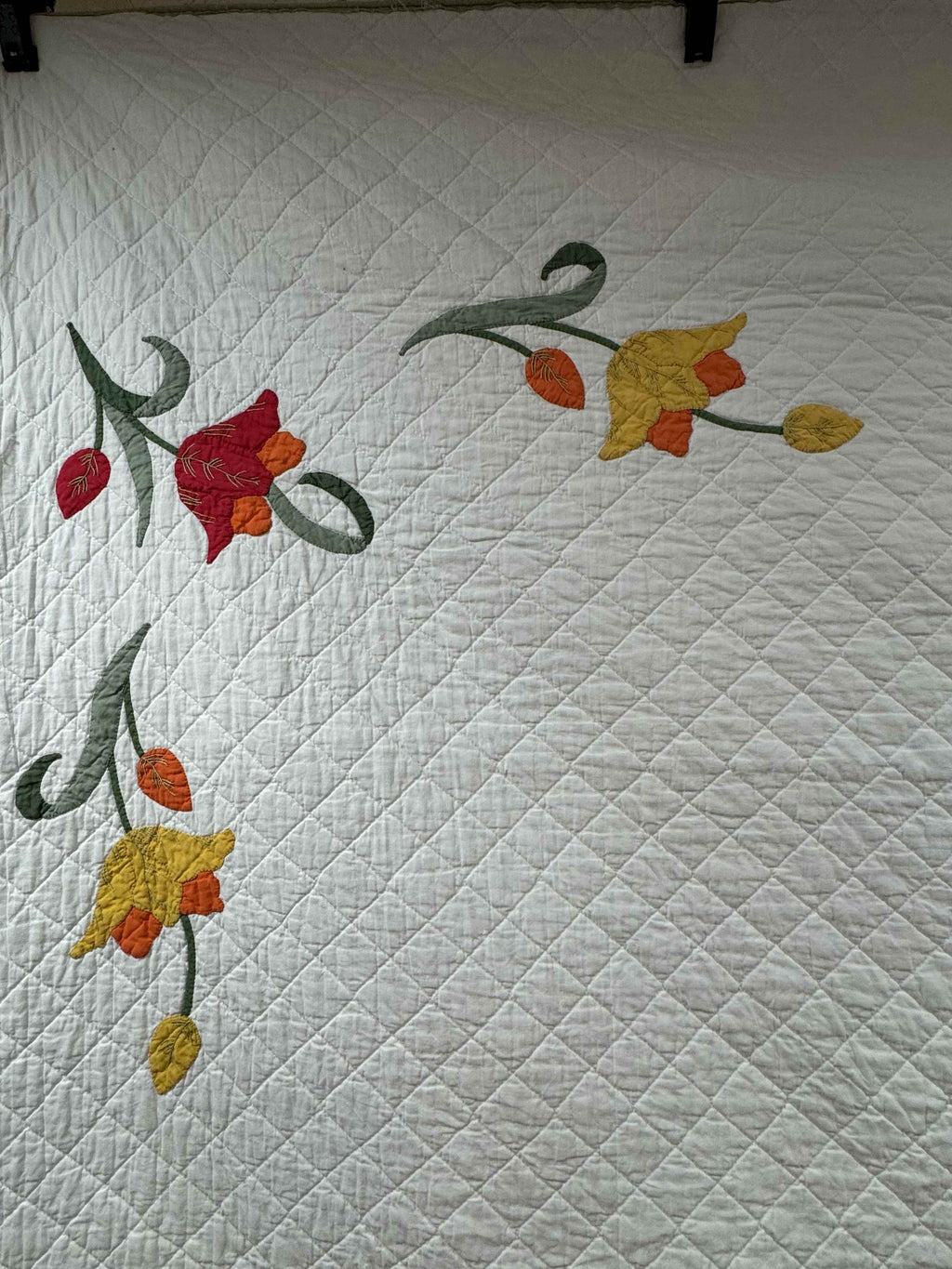 Vintage Quilt Lee Wards Tulip Circle Kit