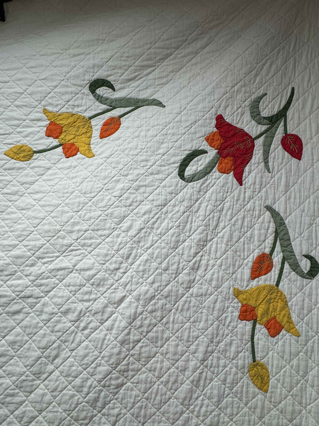 Vintage Quilt Lee Wards Tulip Circle Kit