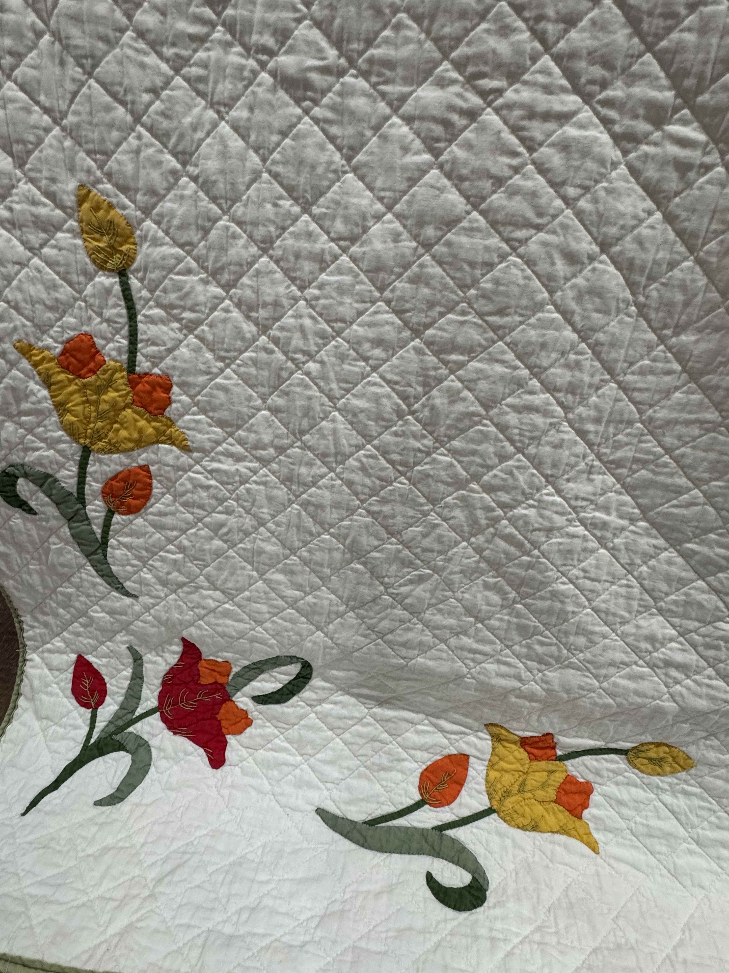 Vintage Quilt Lee Wards Tulip Circle Kit