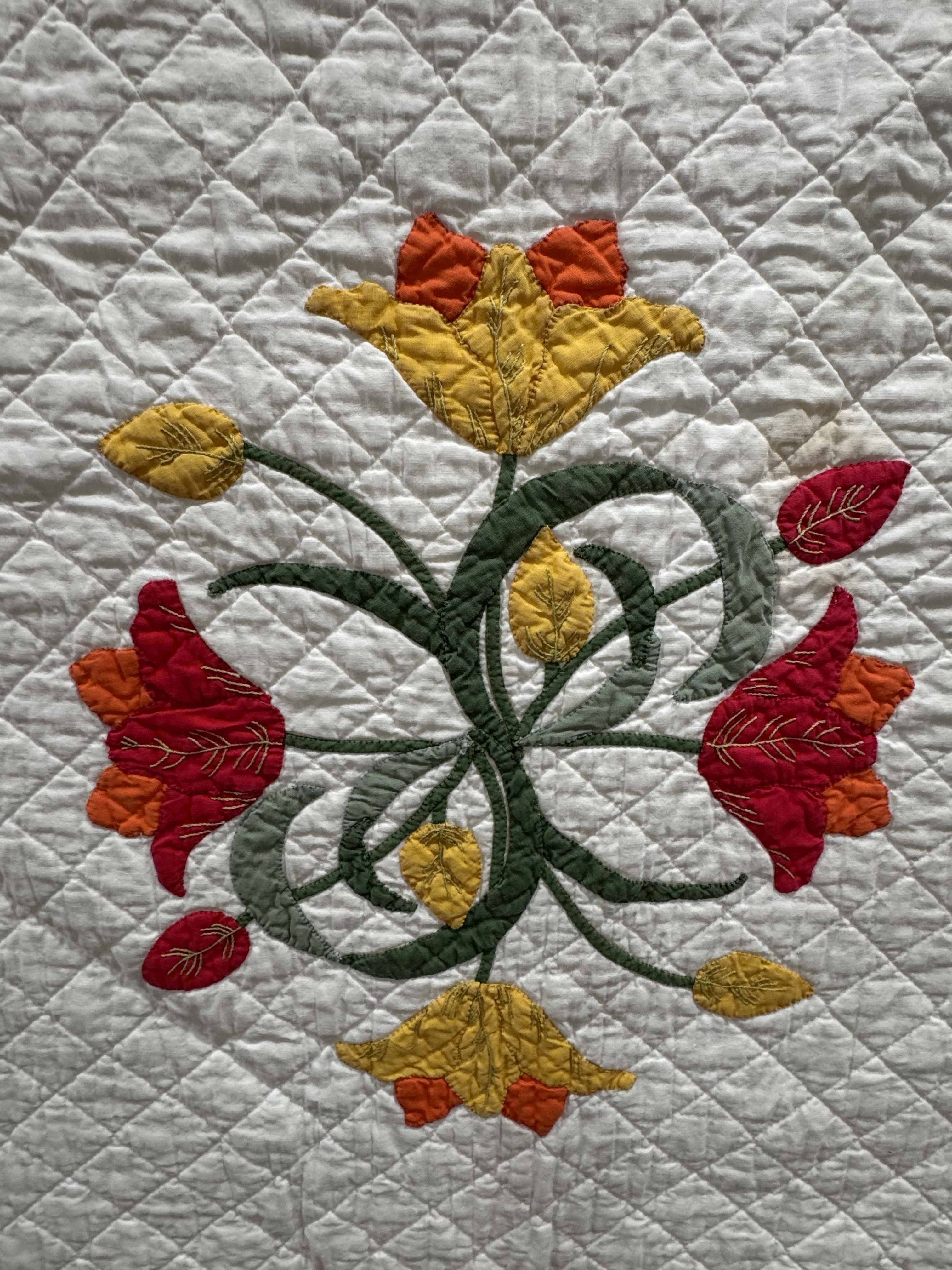 Vintage Quilt Lee Wards Tulip Circle Kit