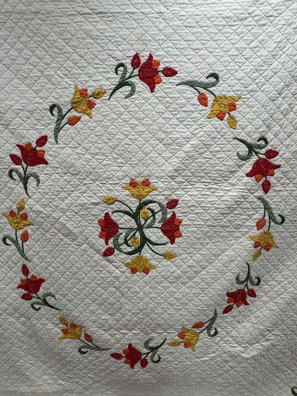 Vintage Quilt Lee Wards Tulip Circle Kit