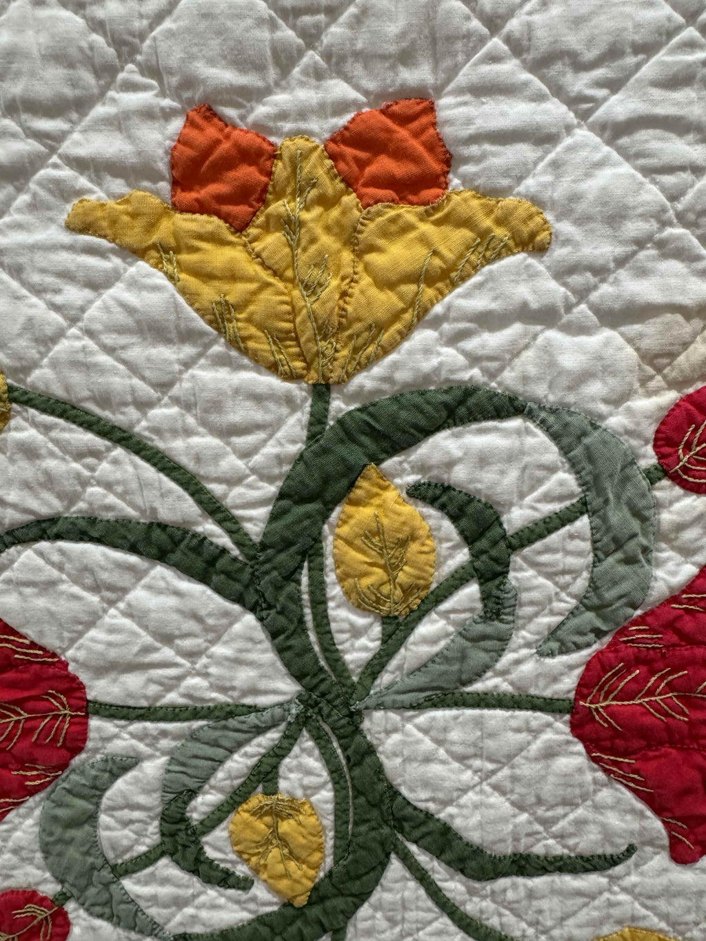 Vintage Quilt Lee Wards Tulip Circle Kit
