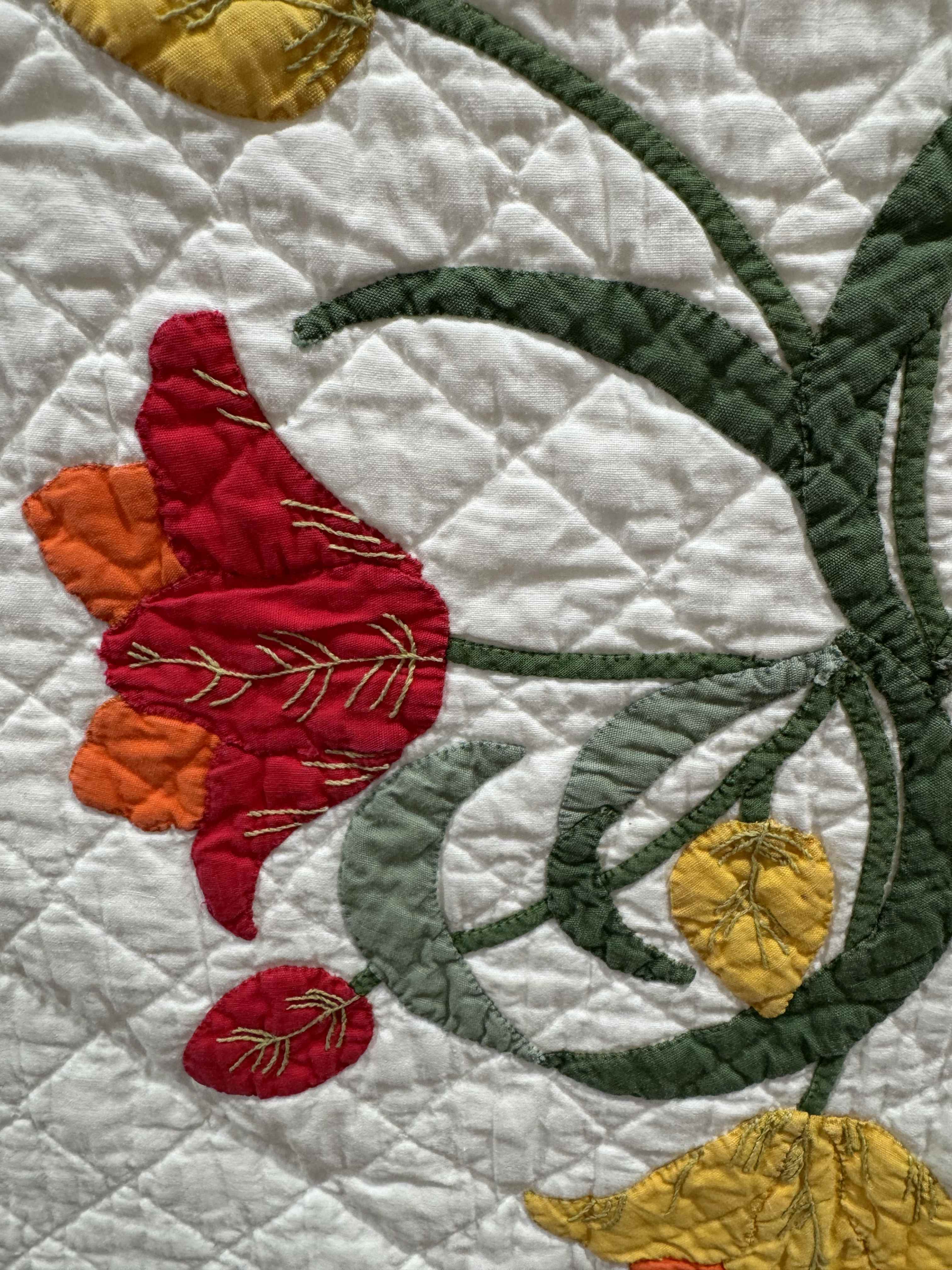 Vintage Quilt Lee Wards Tulip Circle Kit