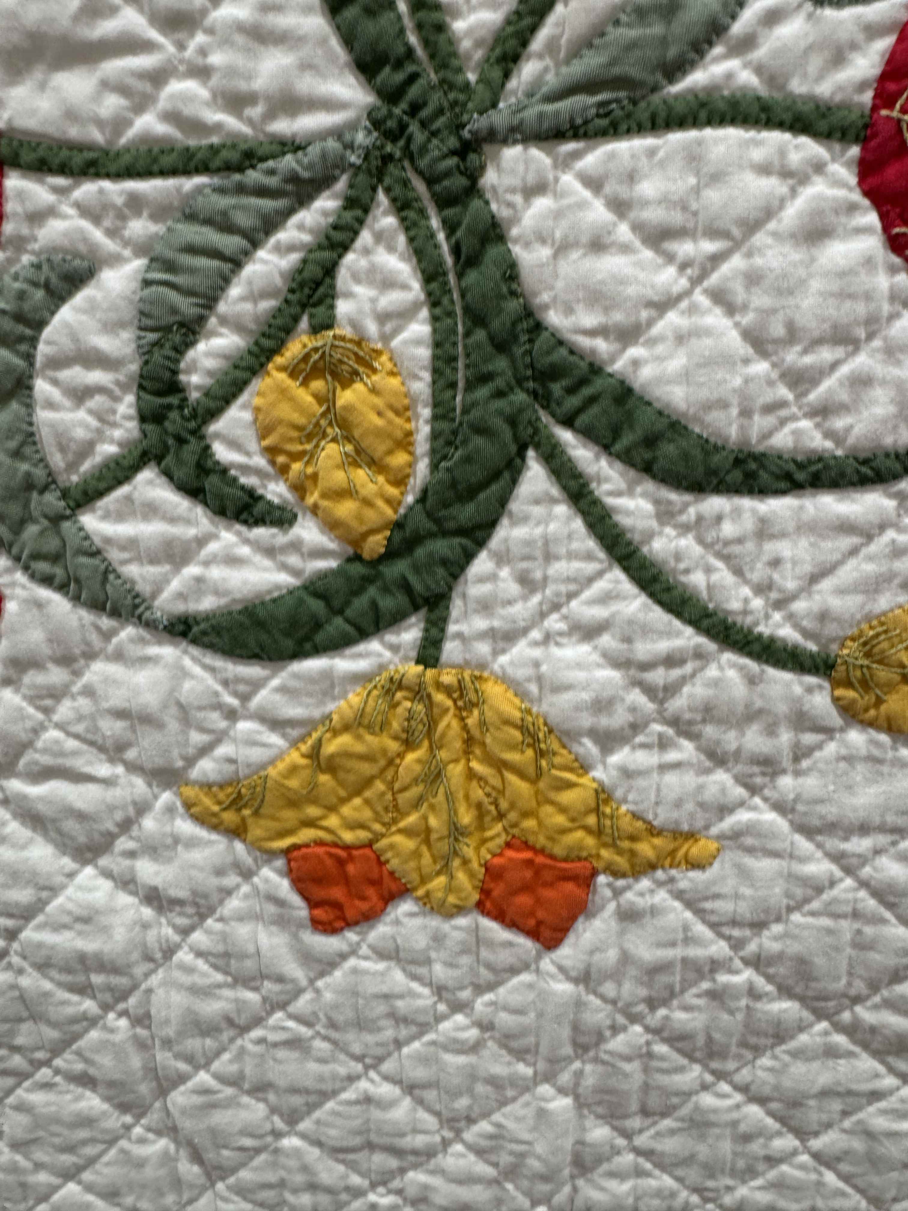 Vintage Quilt Lee Wards Tulip Circle Kit