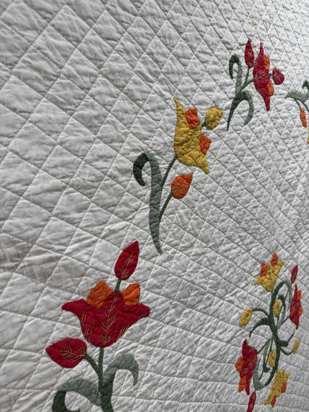 Vintage Quilt Lee Wards Tulip Circle Kit