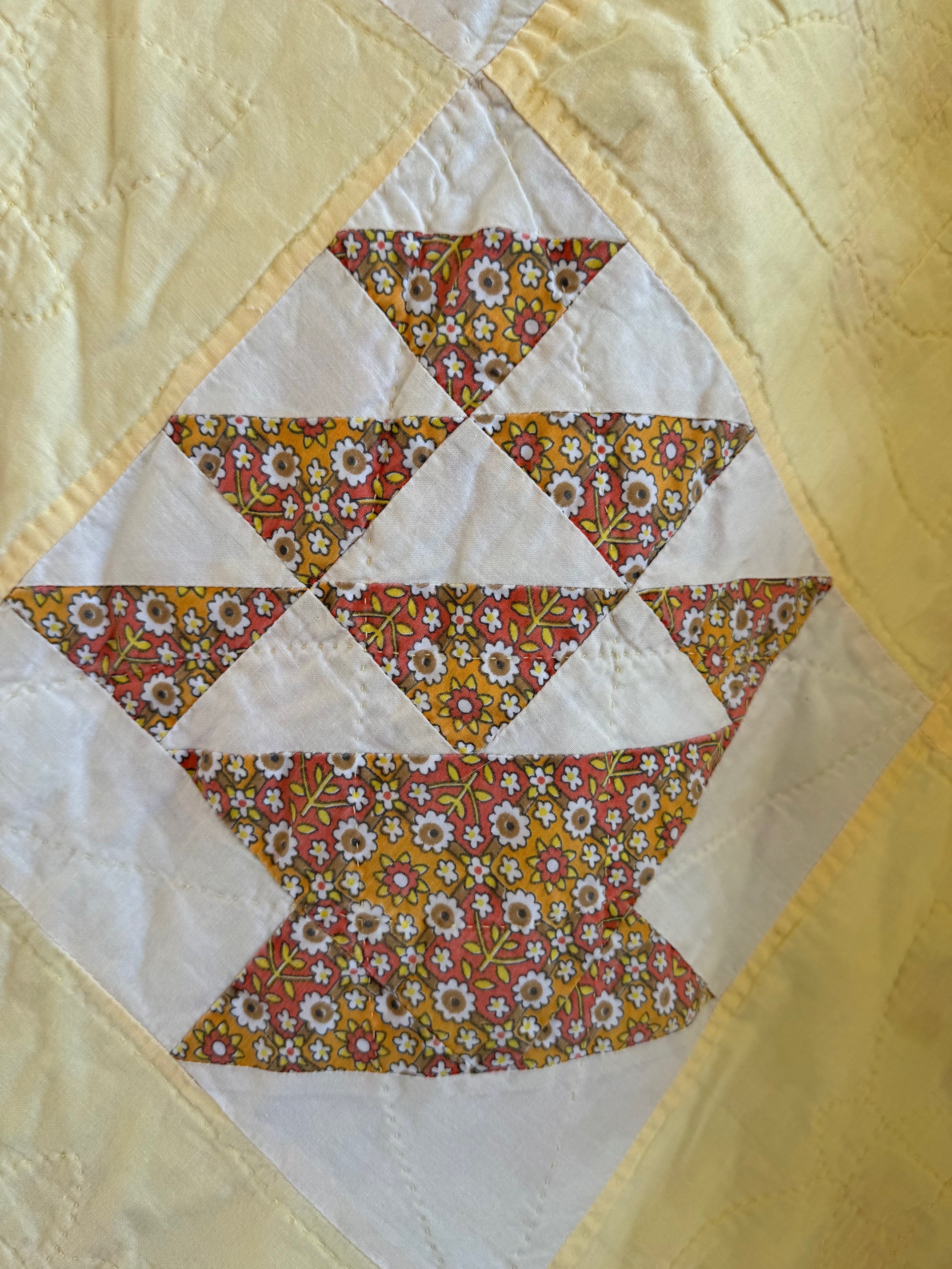 Vintage Flower Basket Quilt