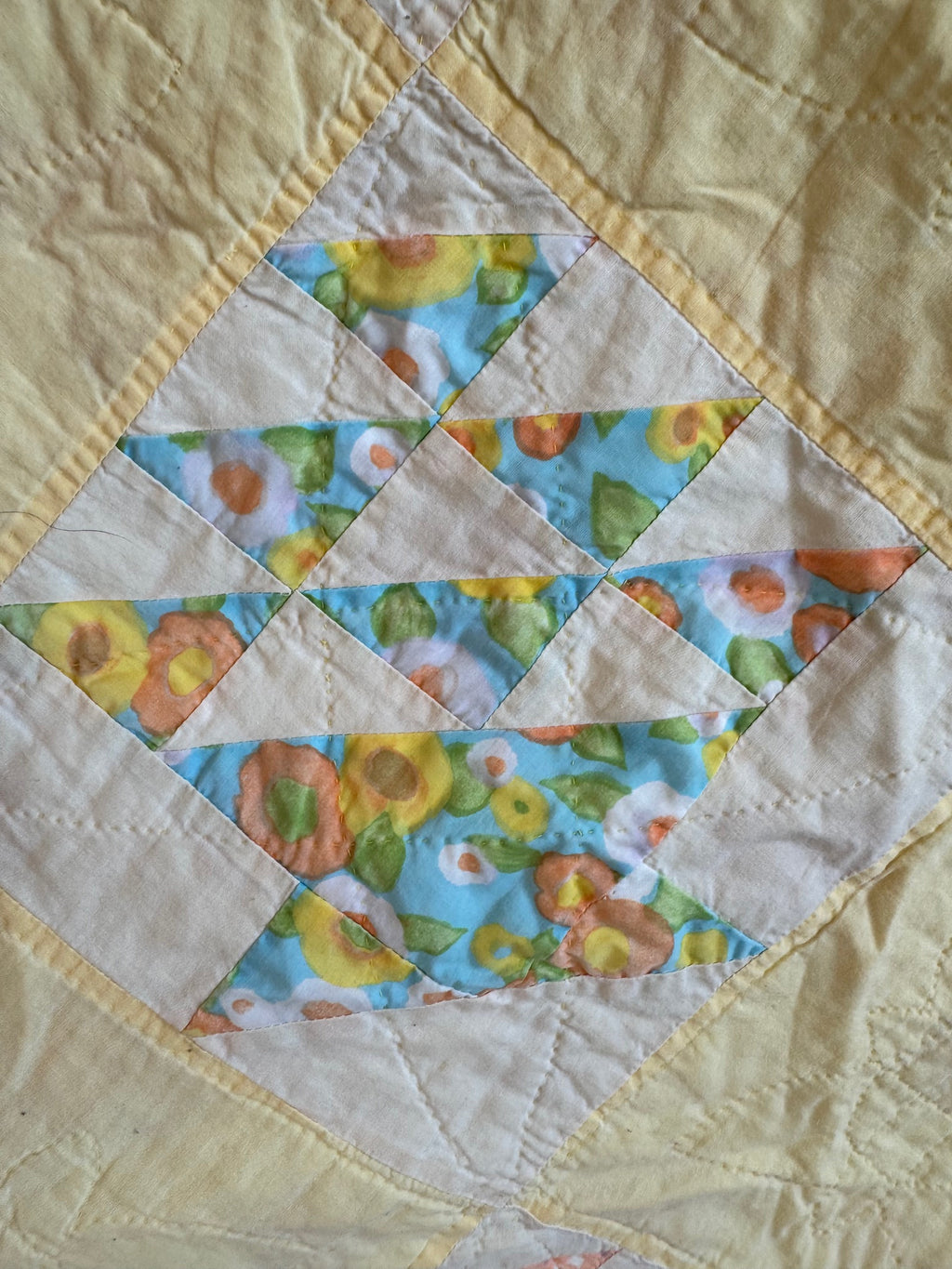 Vintage Flower Basket Quilt