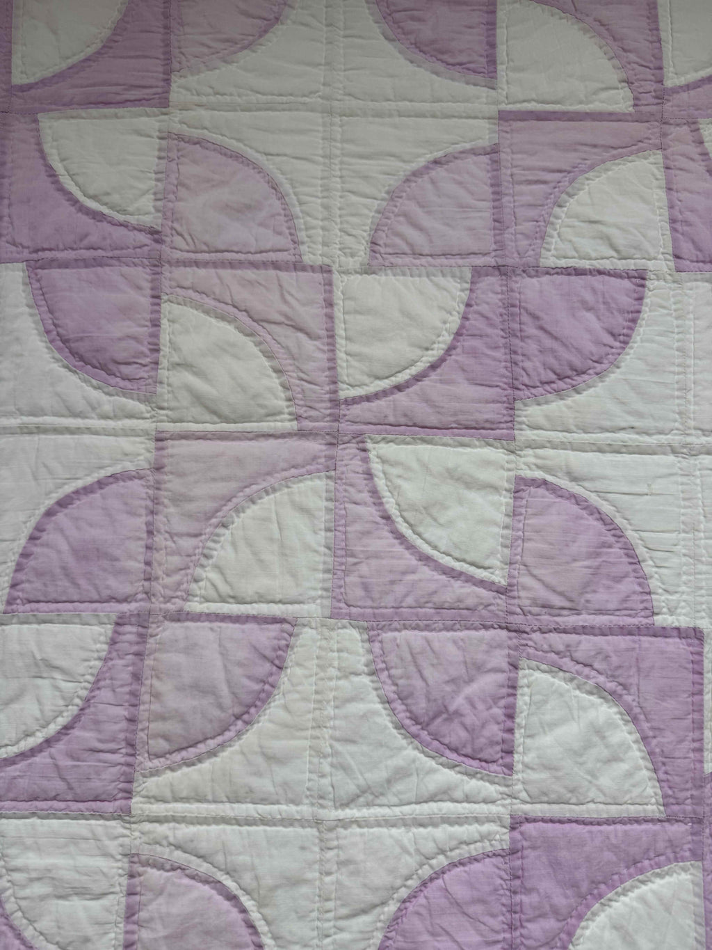 Vintage Quilt Drunkard's Path