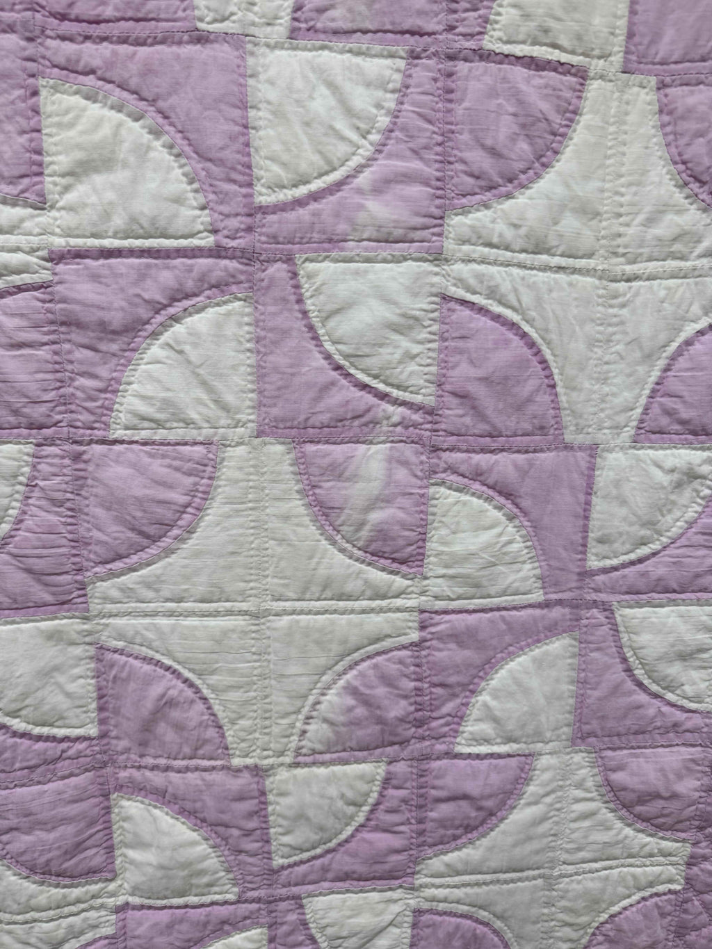 Vintage Quilt Drunkard's Path