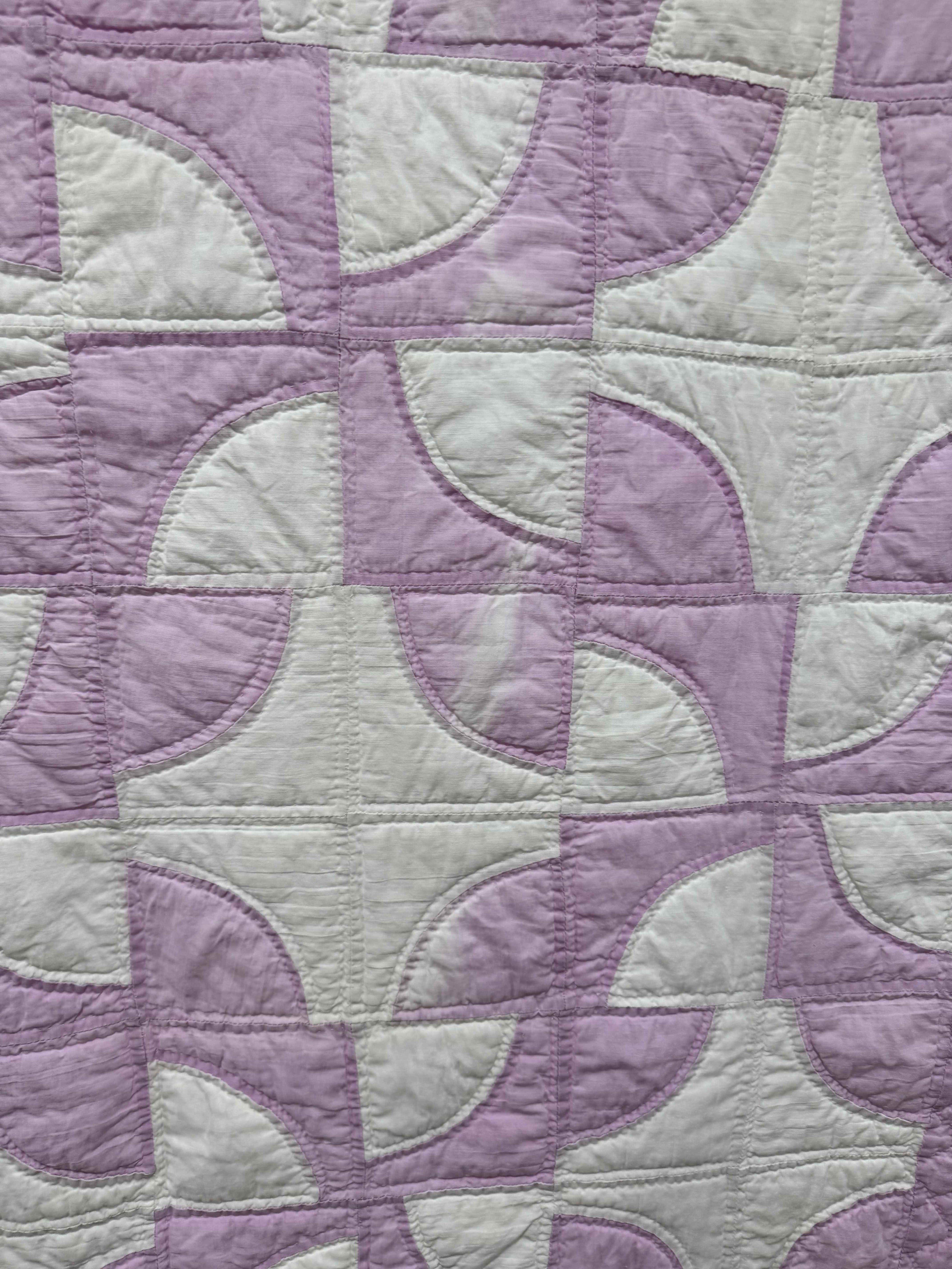 Vintage Quilt Drunkard's Path