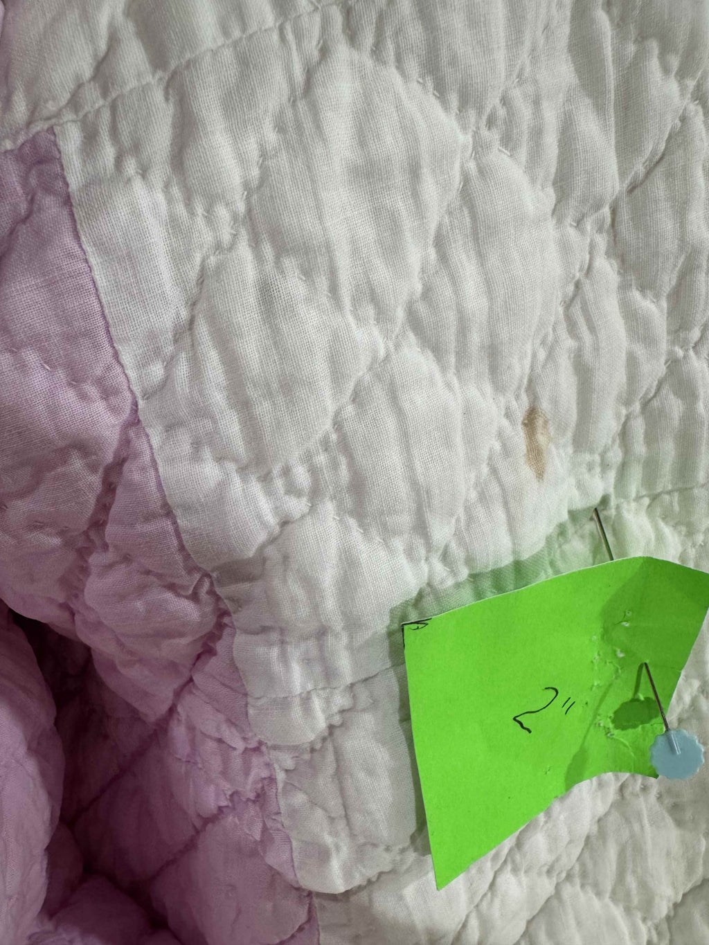 Vintage Quilt Drunkard's Path
