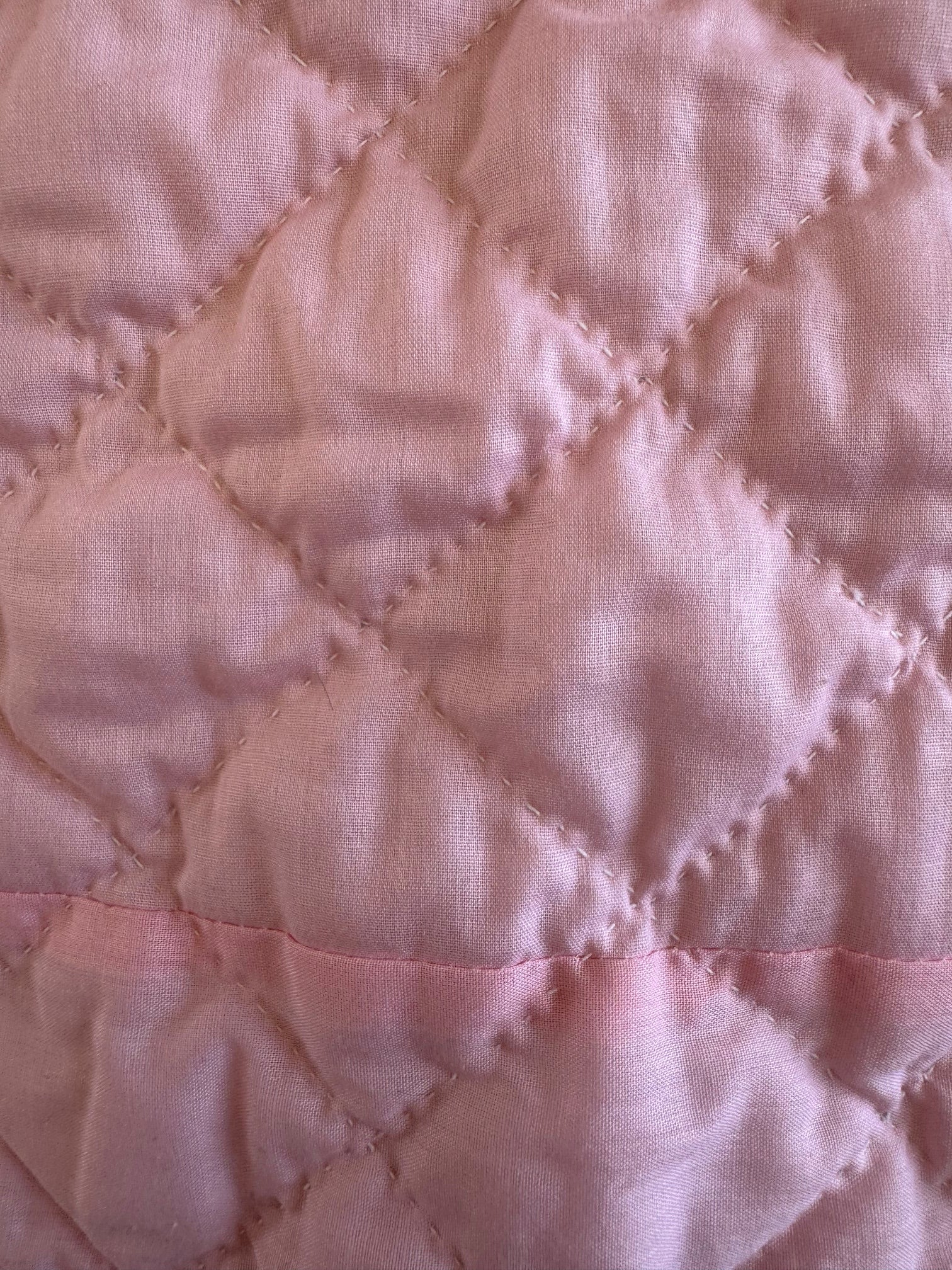 Vintage Embroidered Baby Quilt