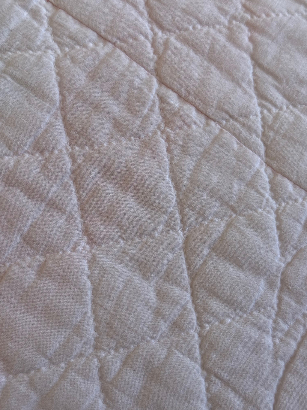 Vintage Embroidered Baby Quilt