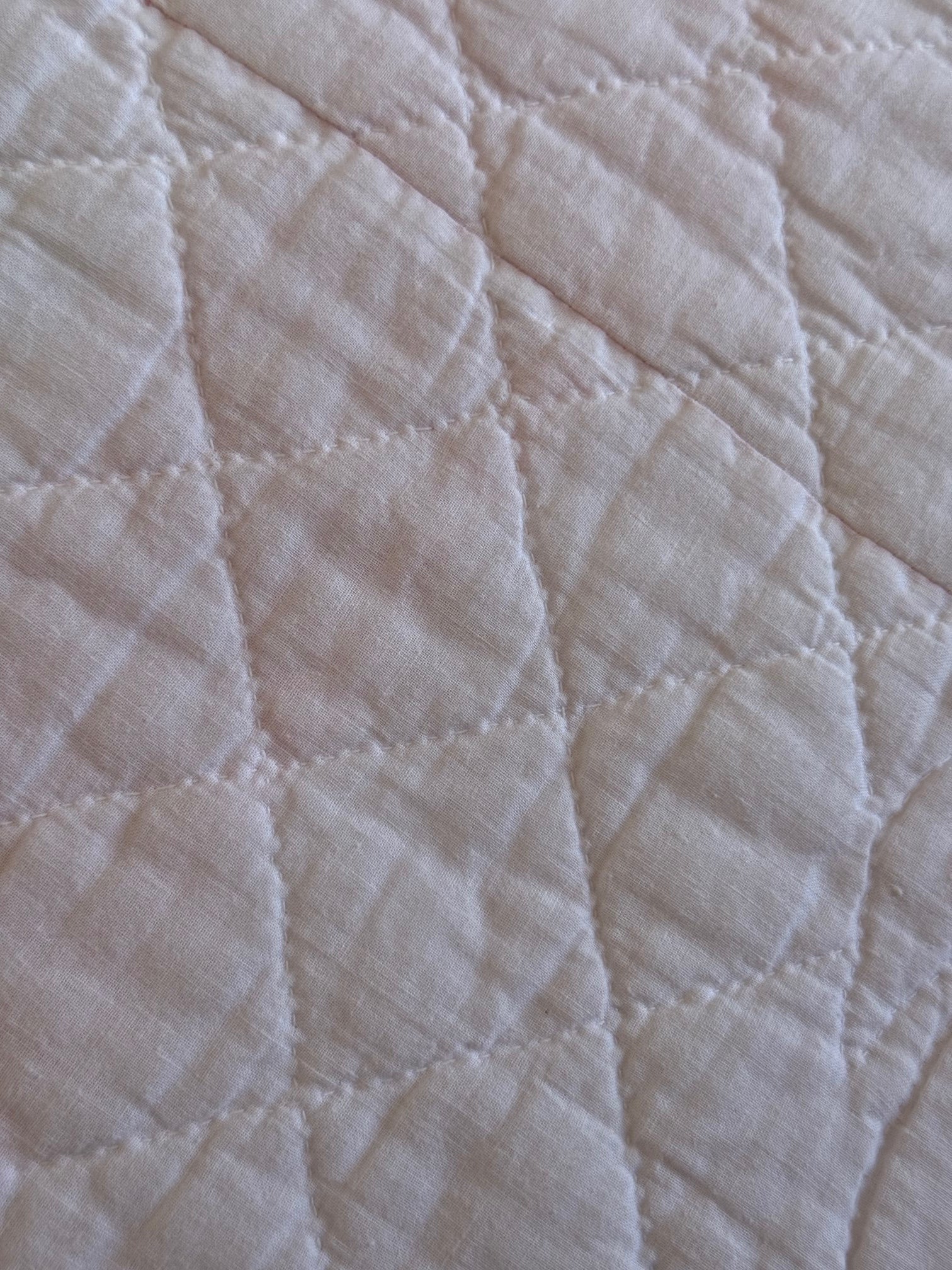 Vintage Embroidered Baby Quilt