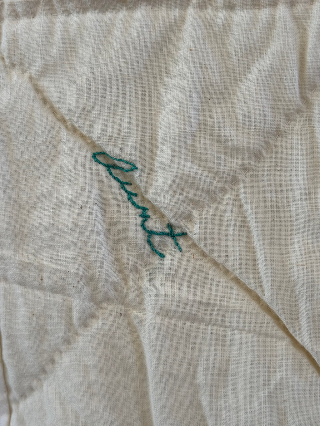 Vintage Pinwheel Quilt - Signed