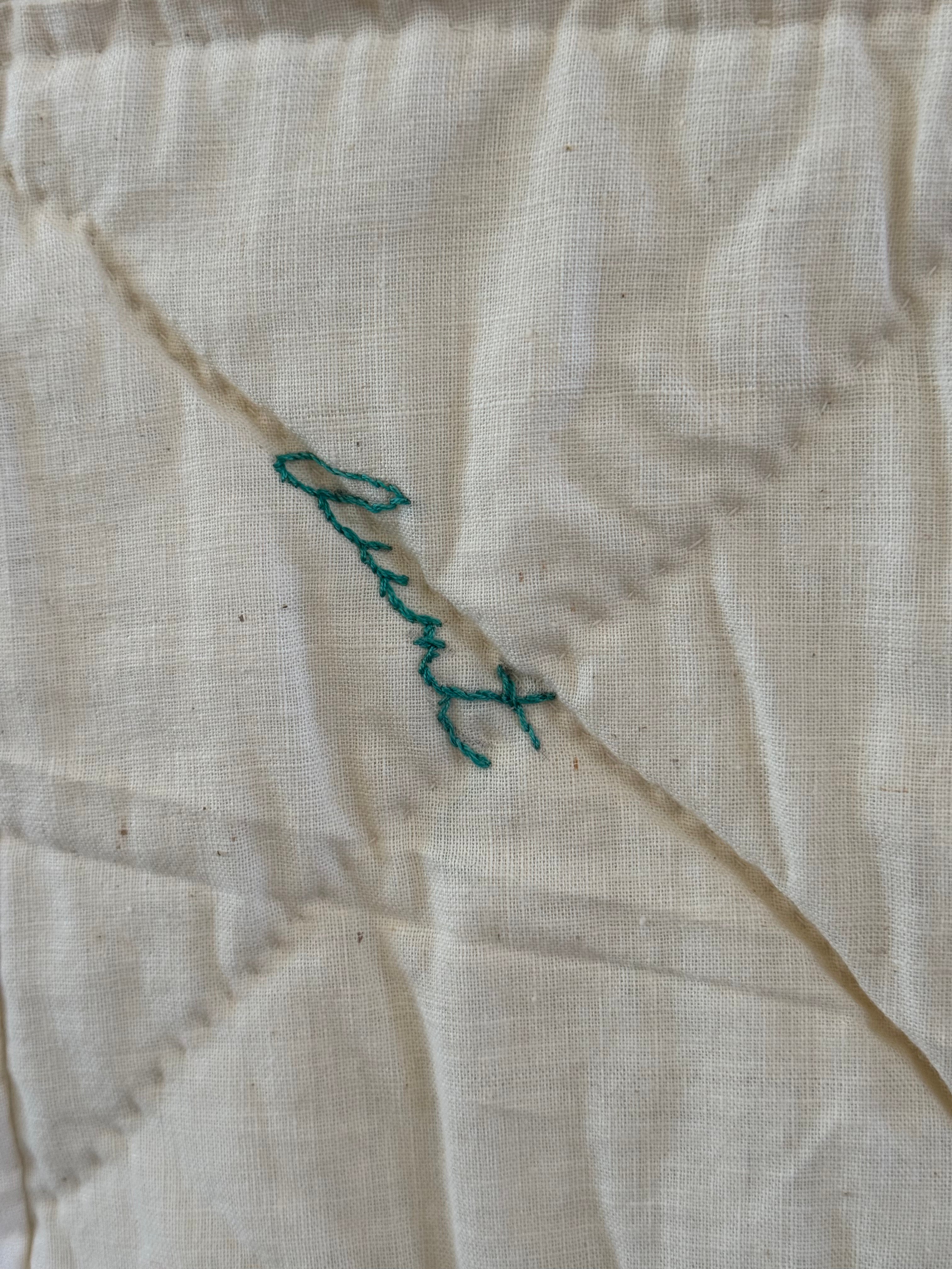 Vintage Pinwheel Quilt - Signed