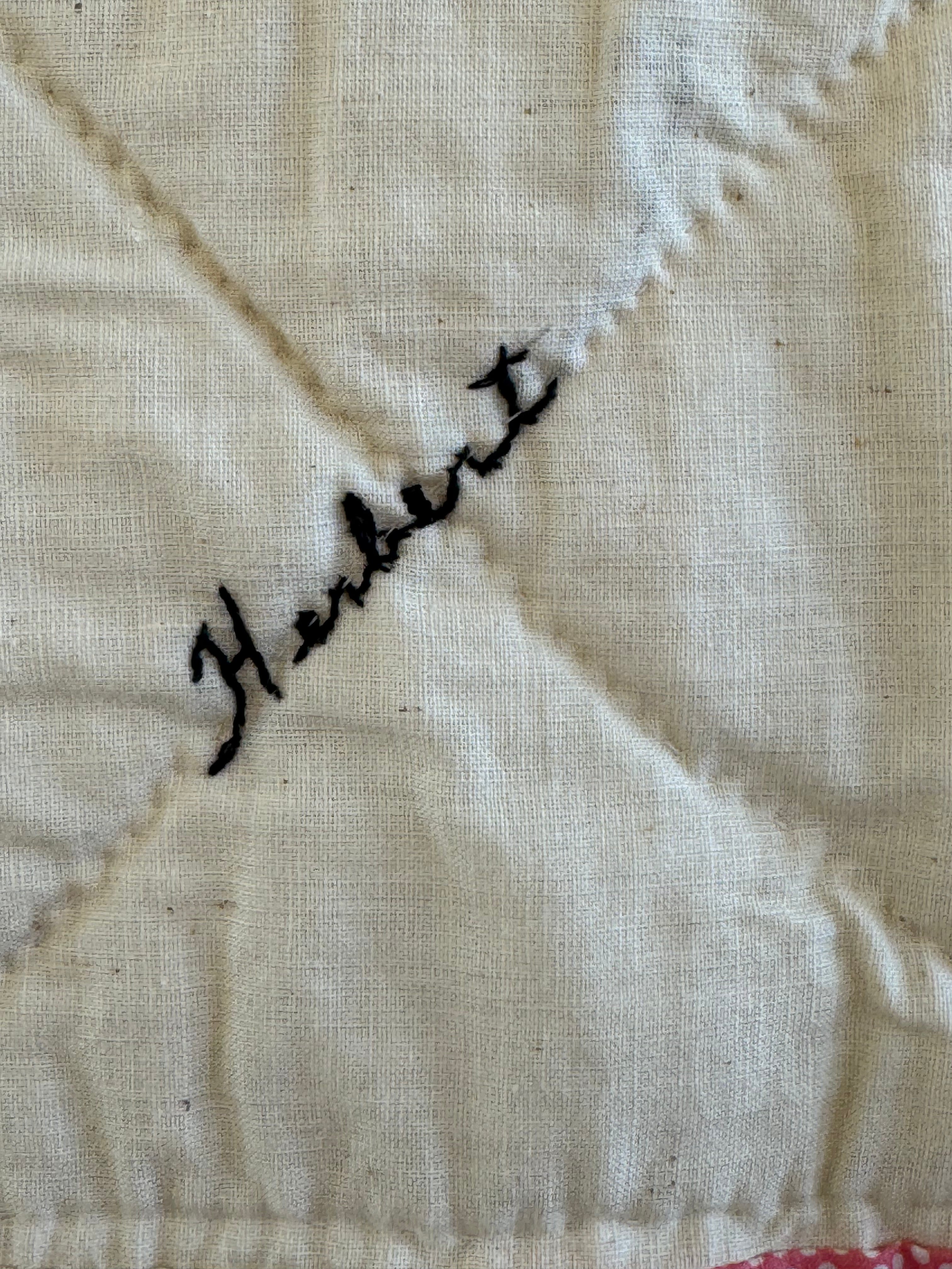 Vintage Pinwheel Quilt - Signed