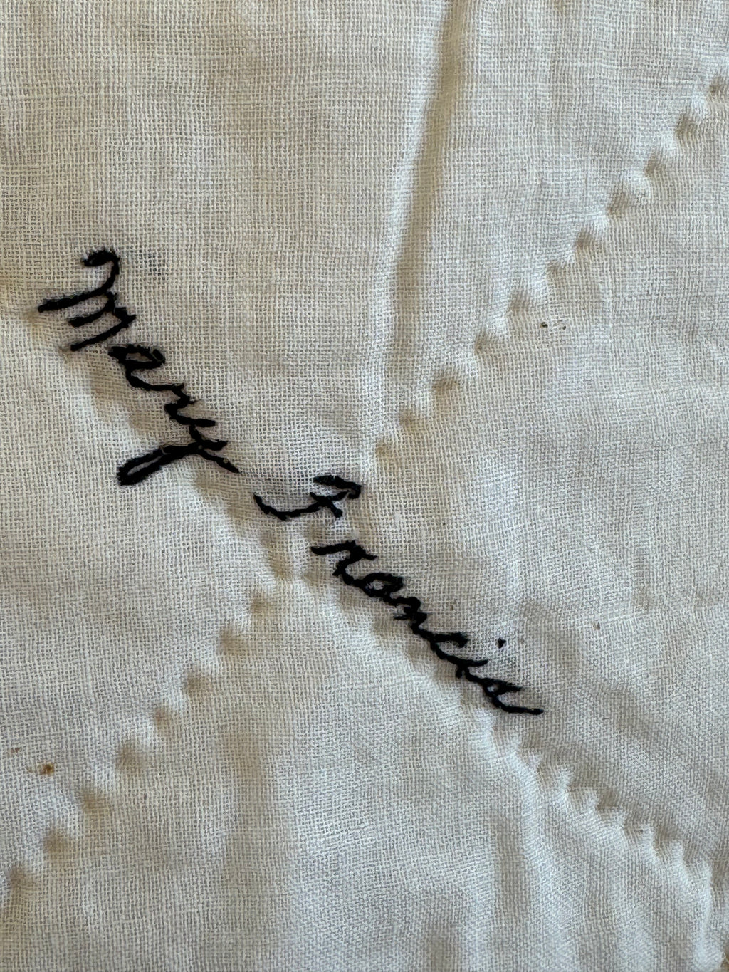 Vintage Pinwheel Quilt - Signed