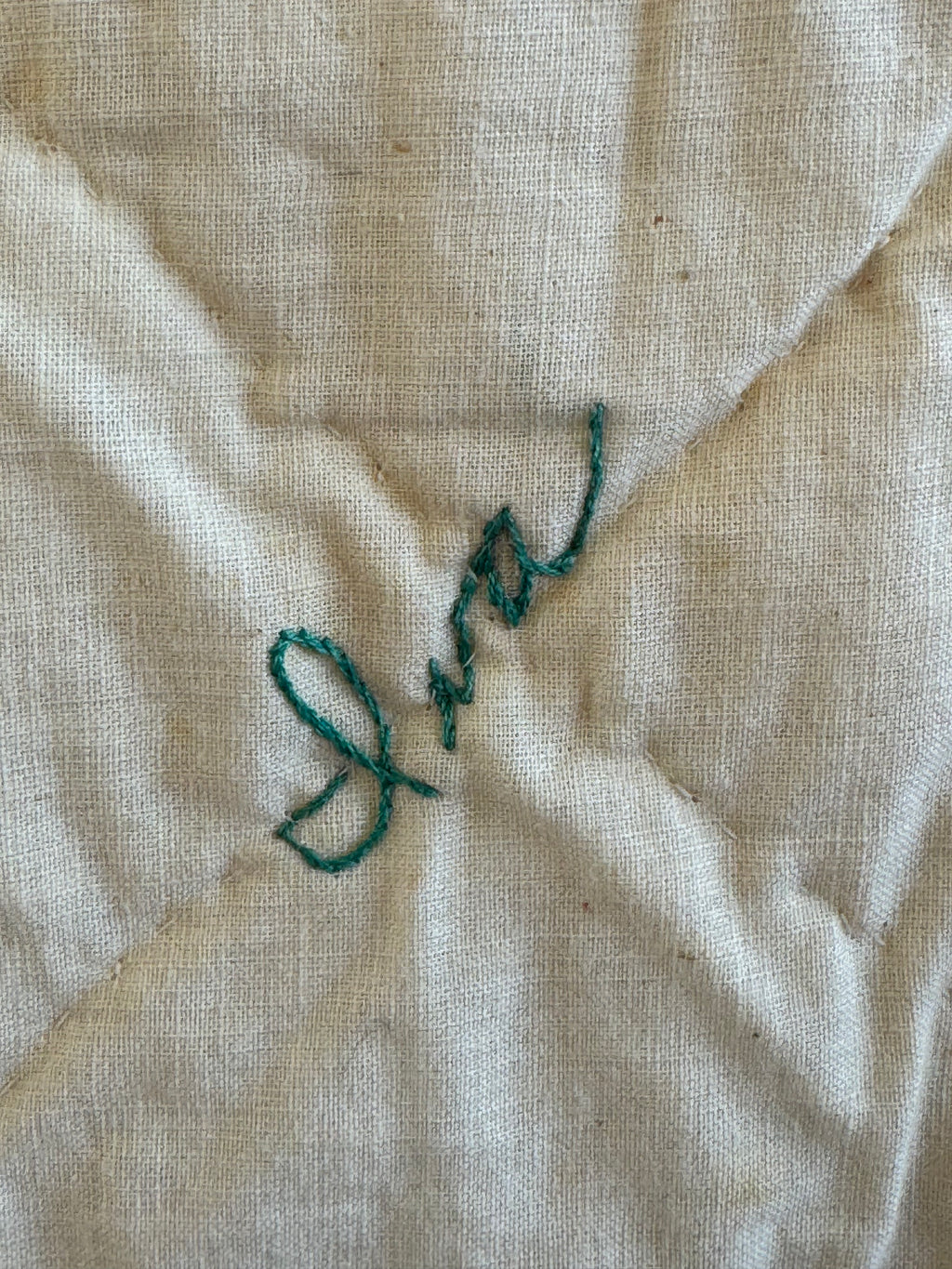 Vintage Pinwheel Quilt - Signed