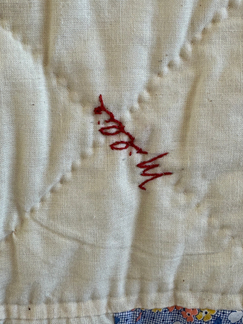 Vintage Pinwheel Quilt - Signed