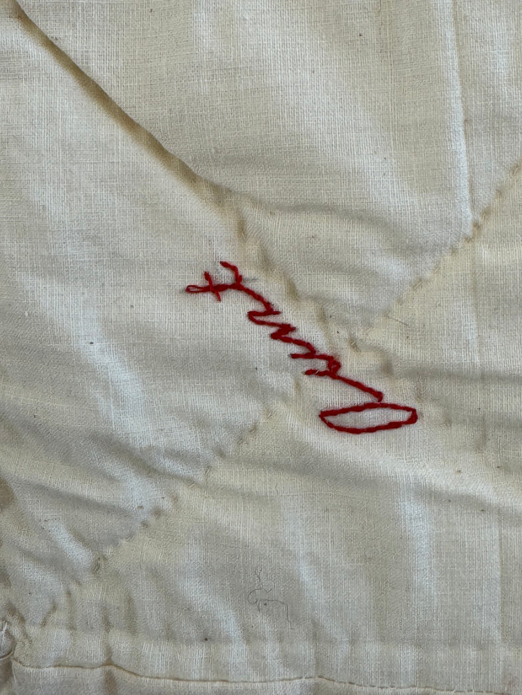 Vintage Pinwheel Quilt - Signed