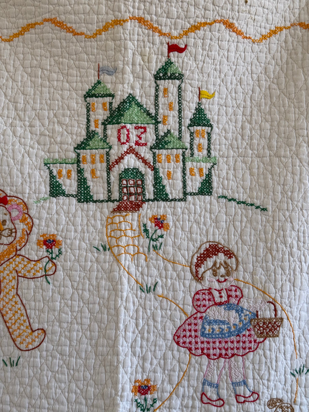 Vintage Wizard of Oz Baby Quilt **SOLD**