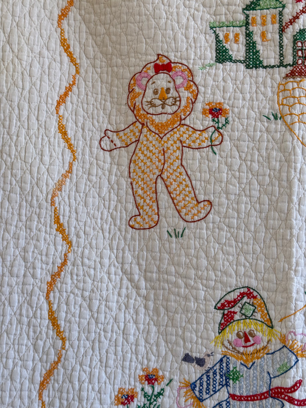 Vintage Wizard of Oz Baby Quilt **SOLD**
