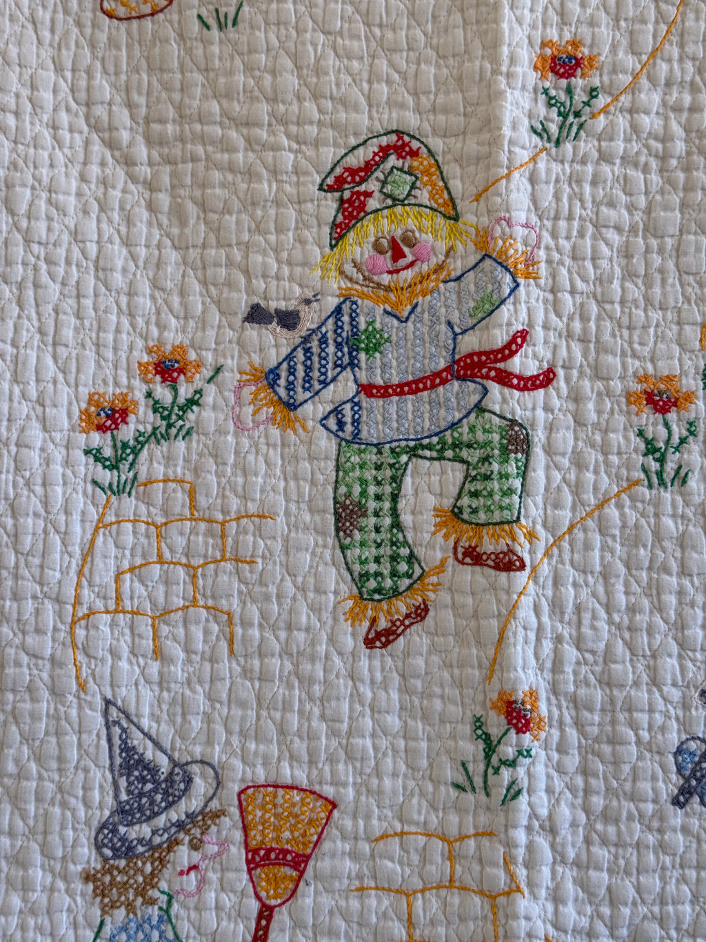 Vintage Wizard of Oz Baby Quilt **SOLD**