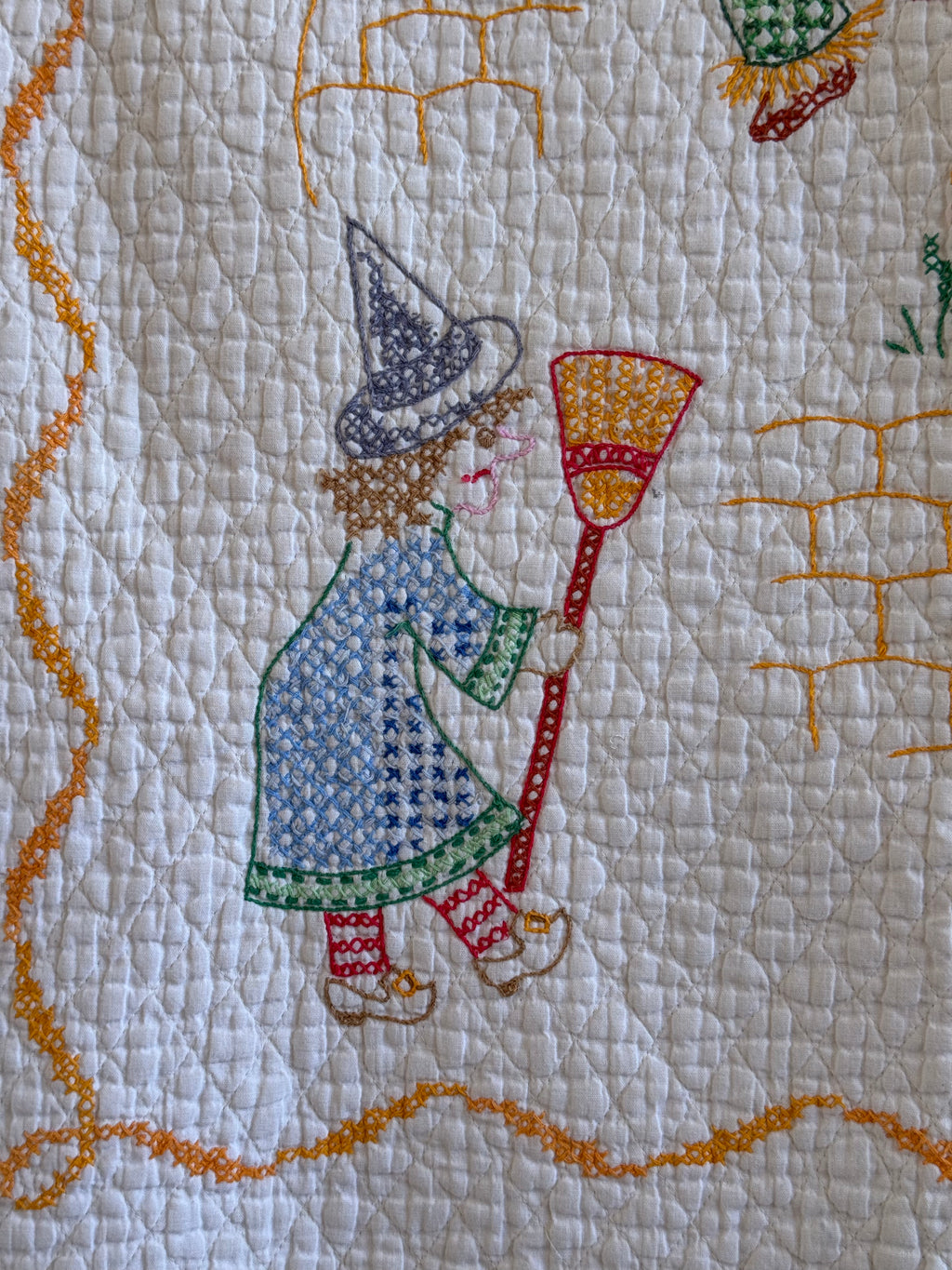 Vintage Wizard of Oz Baby Quilt **SOLD**