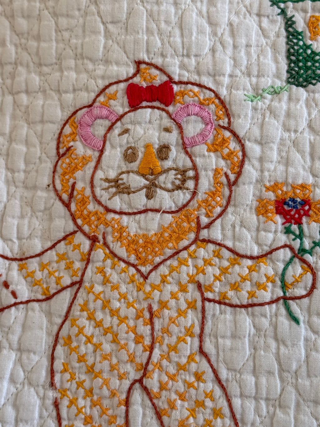 Vintage Wizard of Oz Baby Quilt **SOLD**