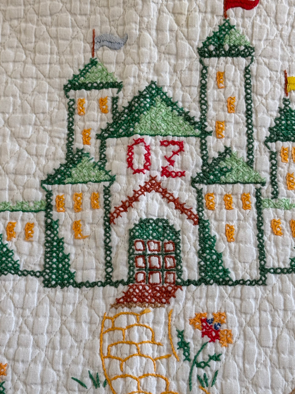 Vintage Wizard of Oz Baby Quilt **SOLD**