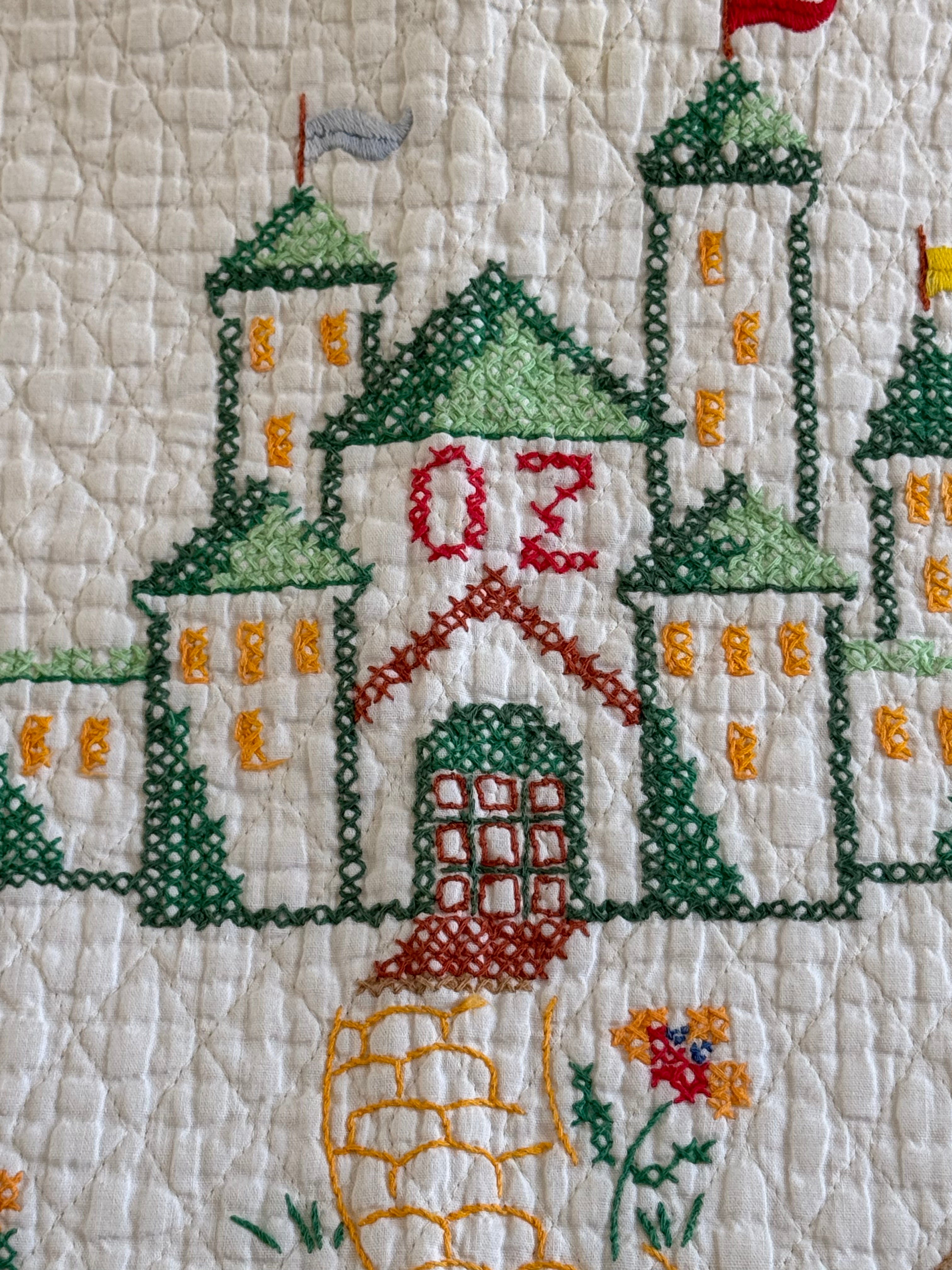Vintage Wizard of Oz Baby Quilt **SOLD**
