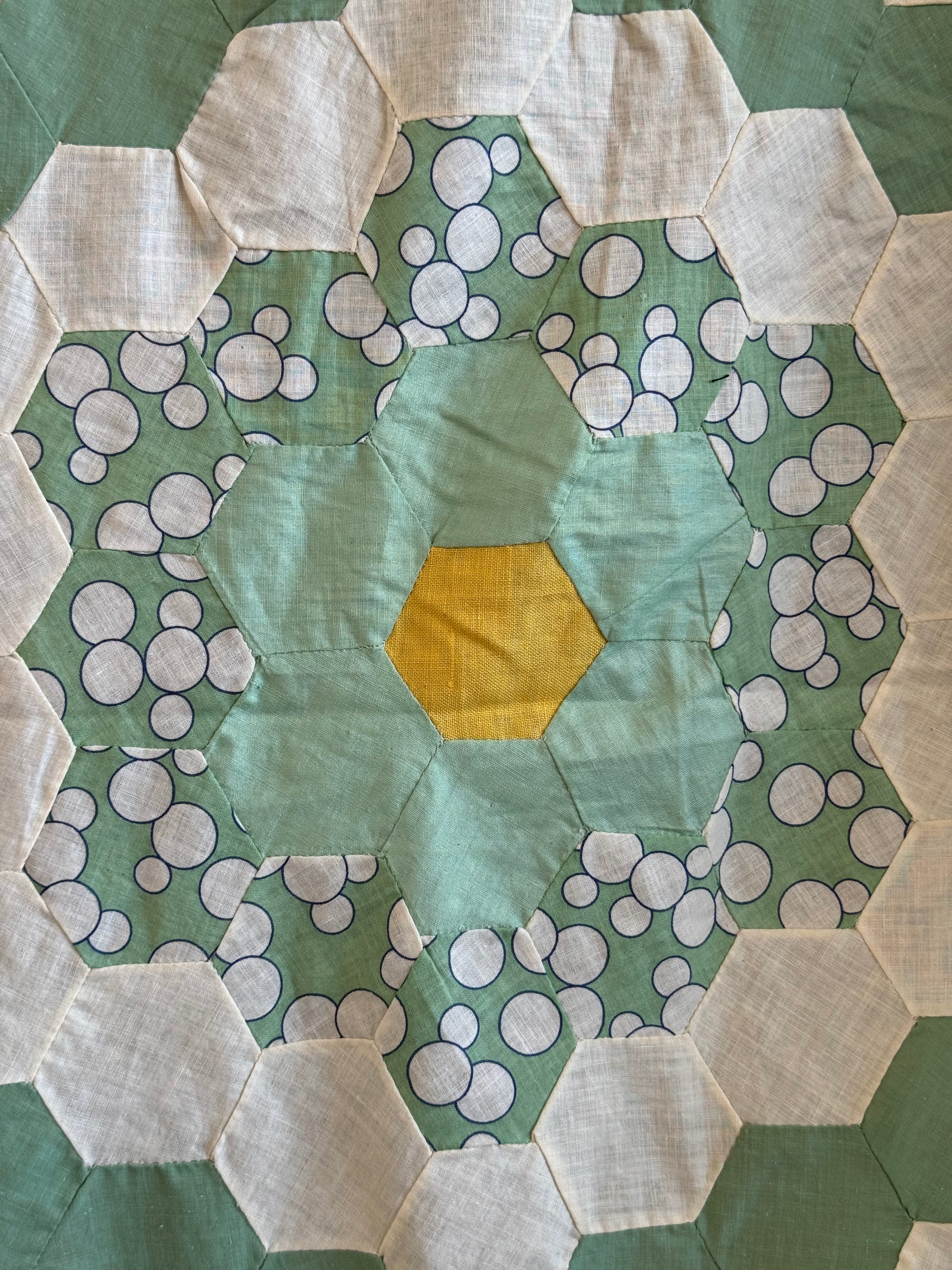 Vintage Feed sack Flower Garden Quilt Top **SOLD**