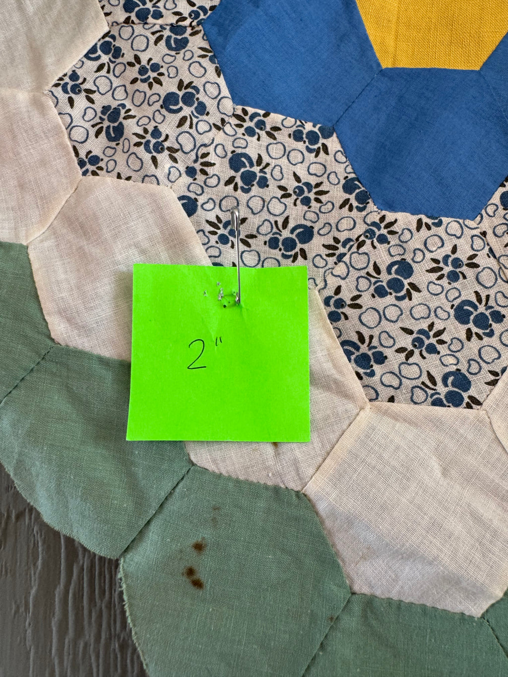 Vintage Feed sack Flower Garden Quilt Top **SOLD**