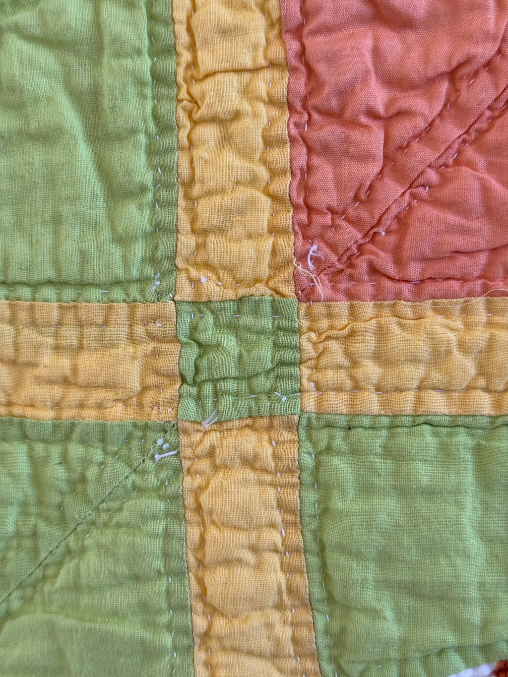 Vintage Orange Peel Quilt