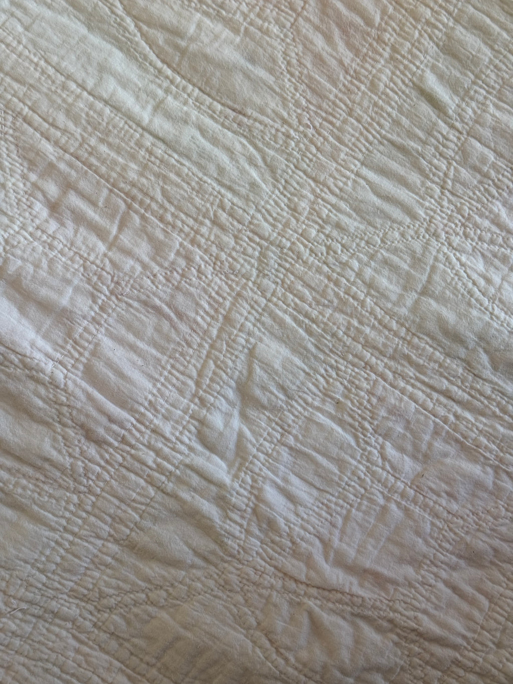 Vintage Orange Peel Quilt