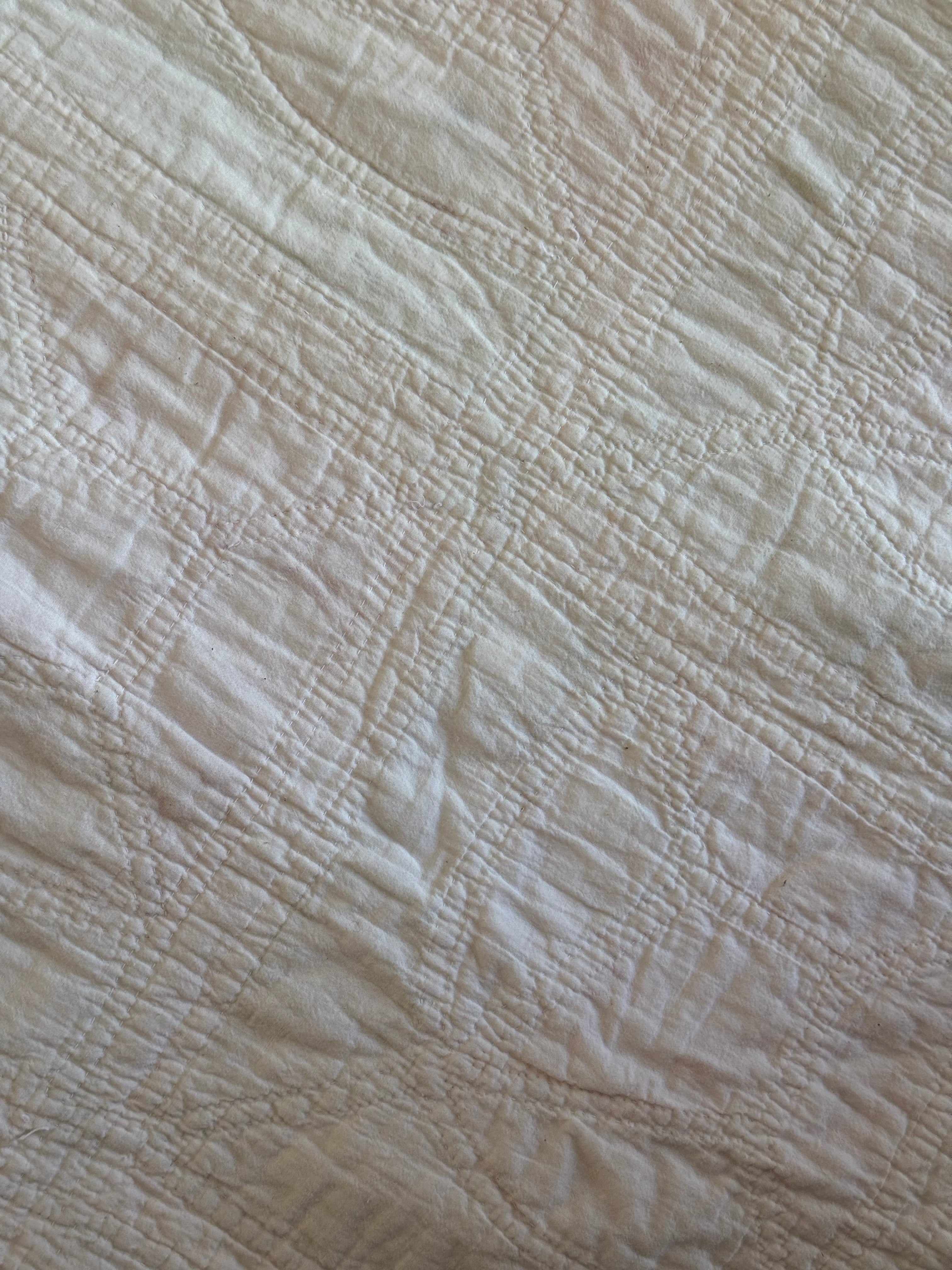 Vintage Orange Peel Quilt