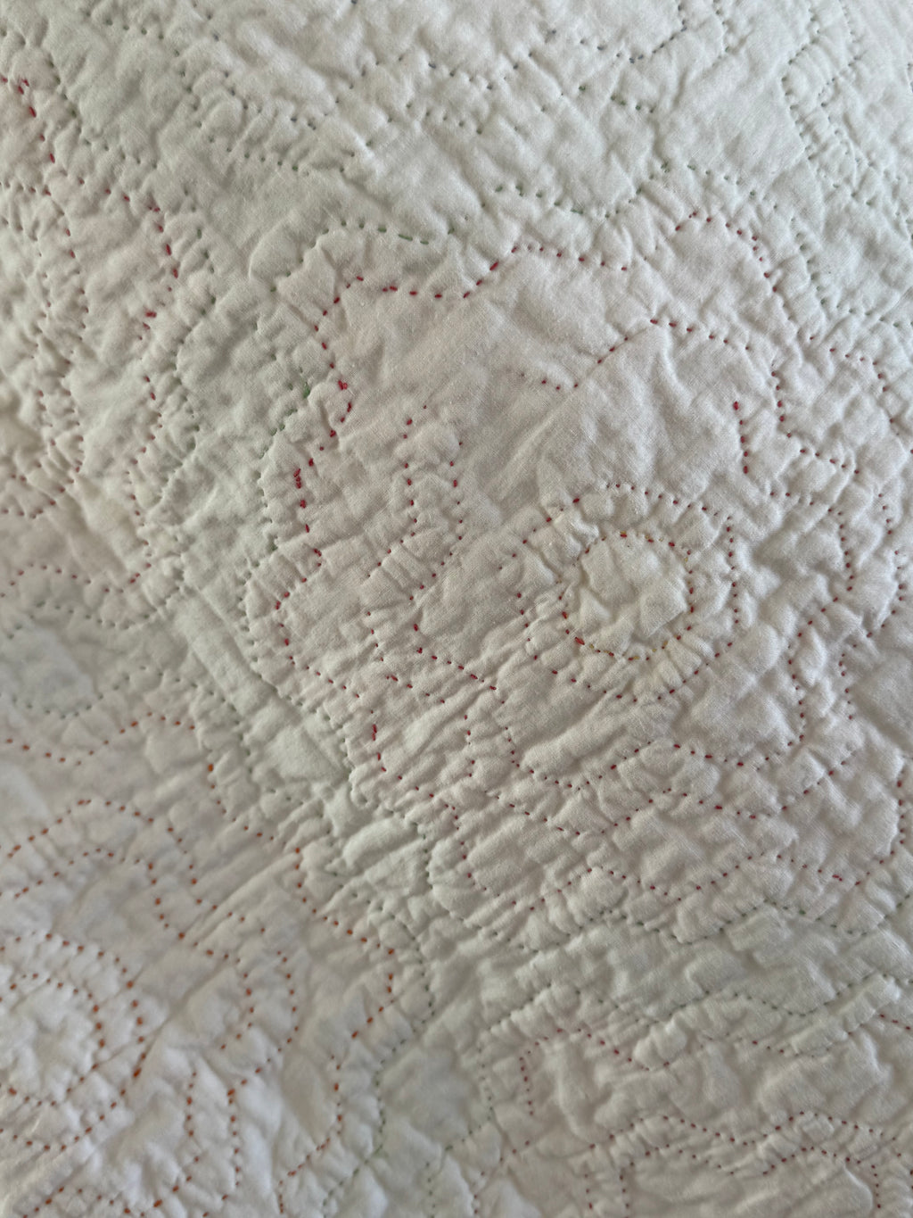 Vintage Nostalgic Grandma's Flower Garden Quilt