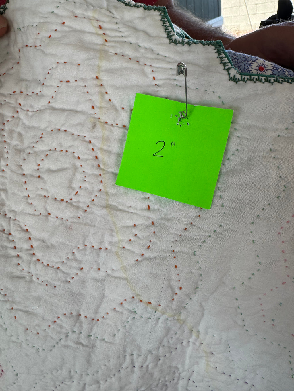 Vintage Nostalgic Grandma's Flower Garden Quilt