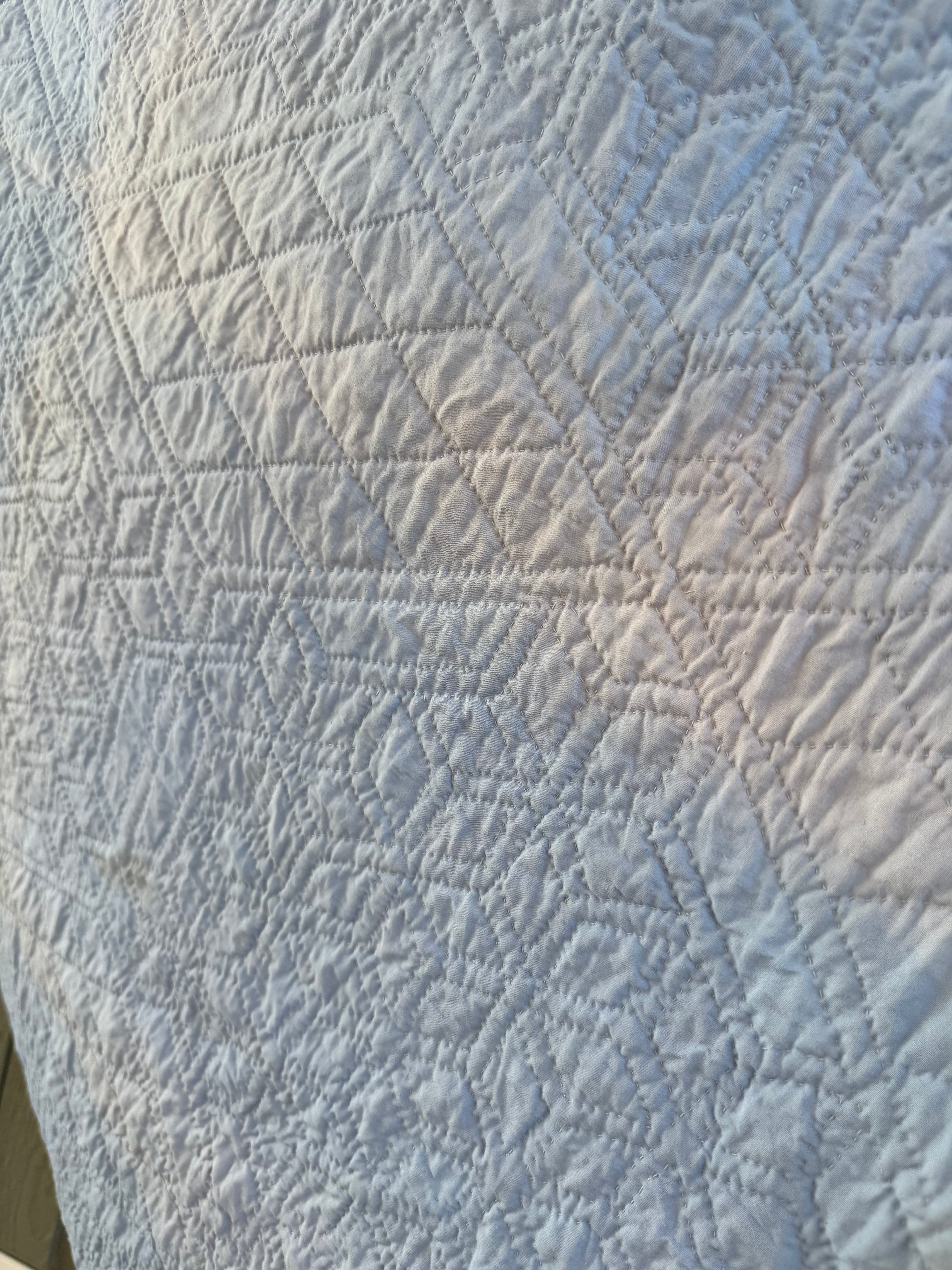 Vintage Blue Seven Sister's Quilt **SOLD**