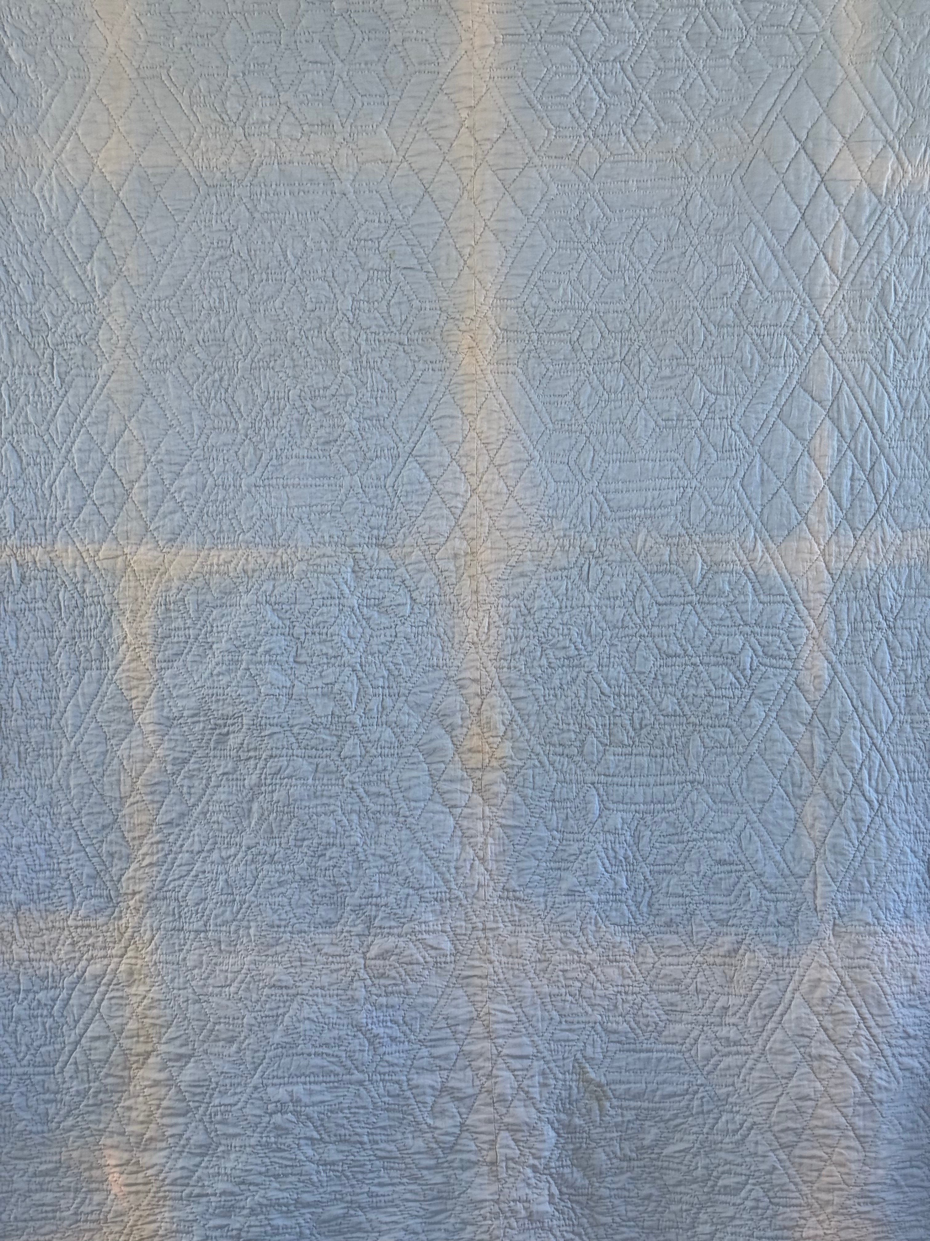 Vintage Blue Seven Sister's Quilt **SOLD**