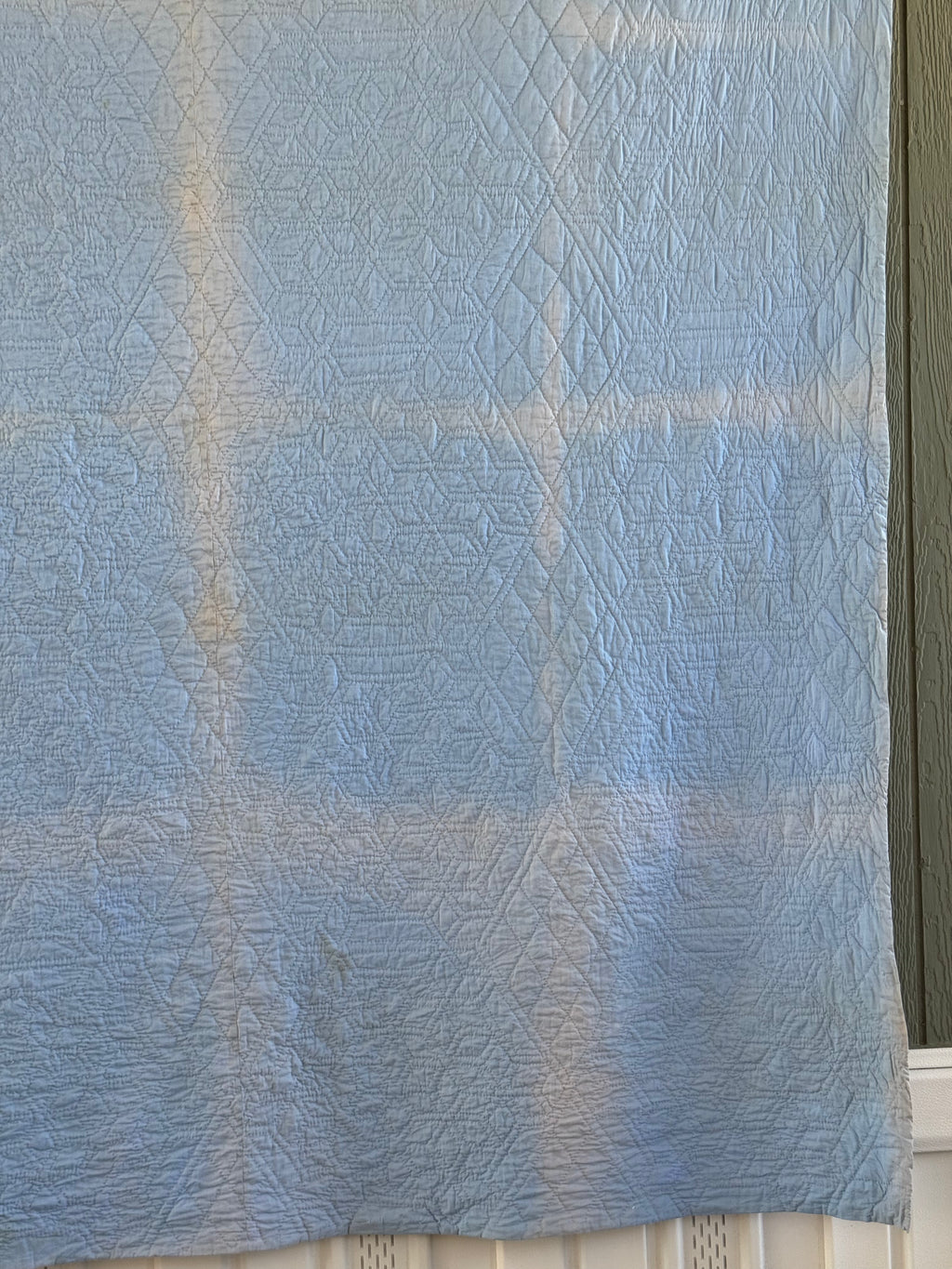 Vintage Blue Seven Sister's Quilt **SOLD**