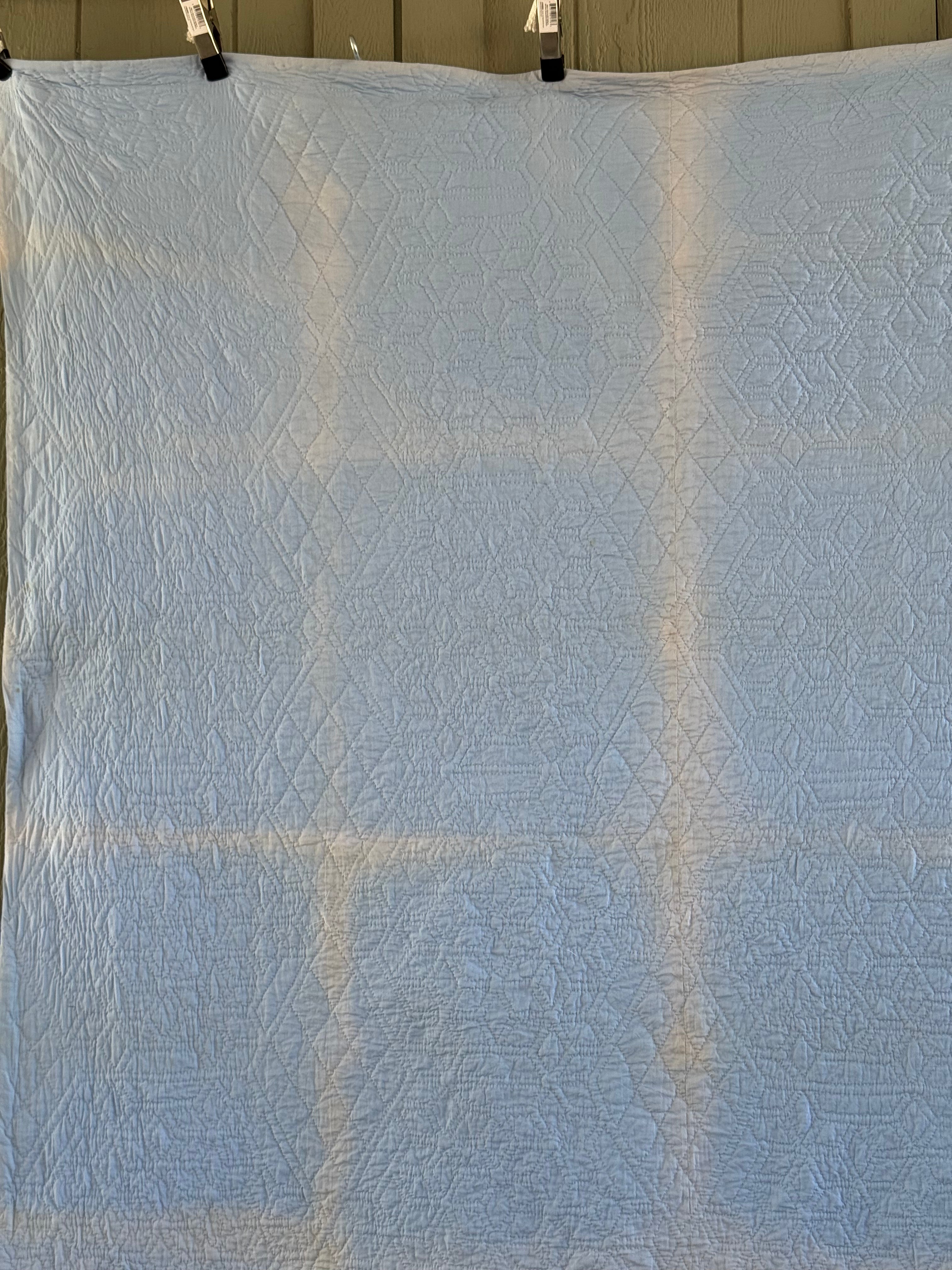 Vintage Blue Seven Sister's Quilt **SOLD**