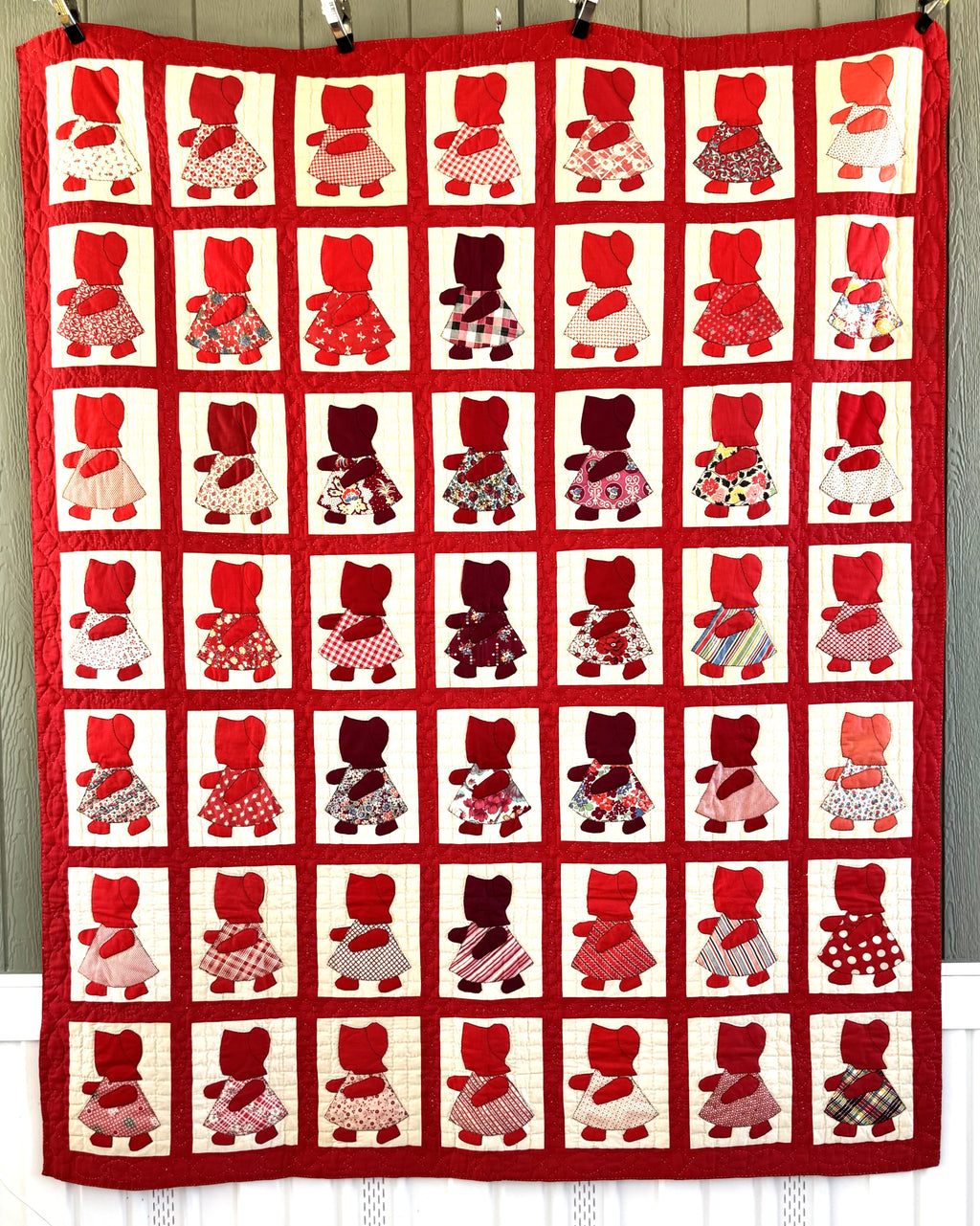Vintage Red Sunbonnet Sue