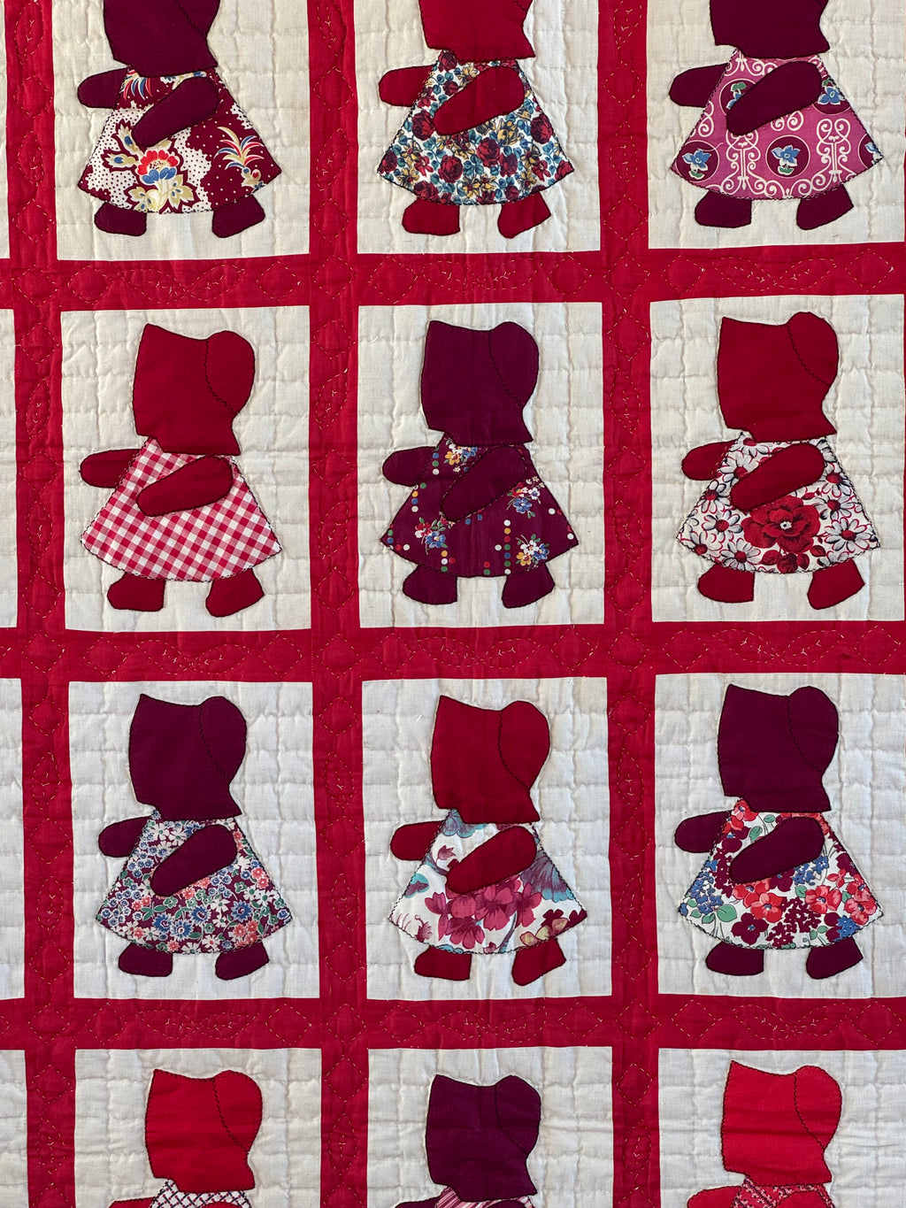 Vintage Red Sunbonnet Sue