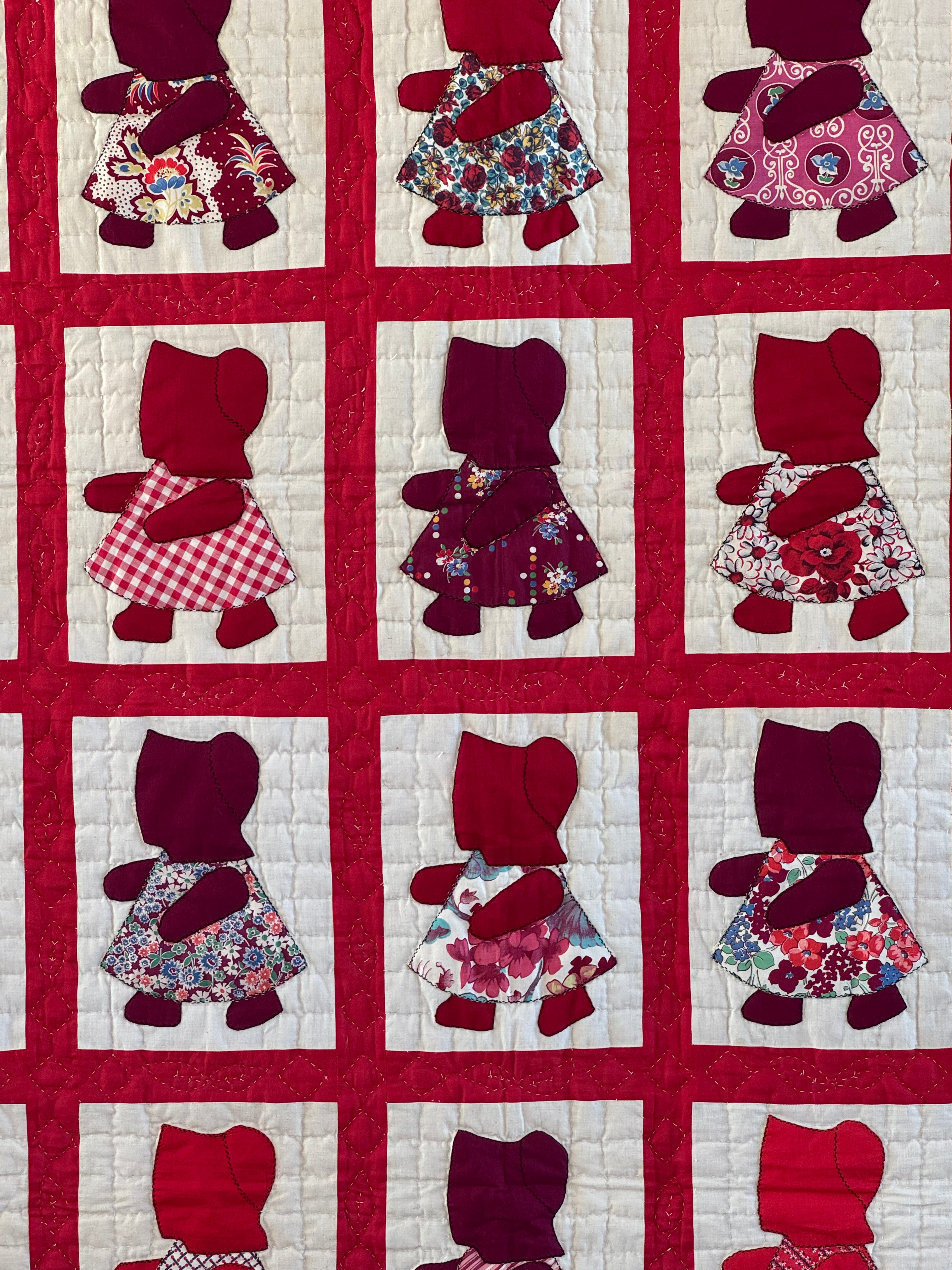 Vintage Red Sunbonnet Sue