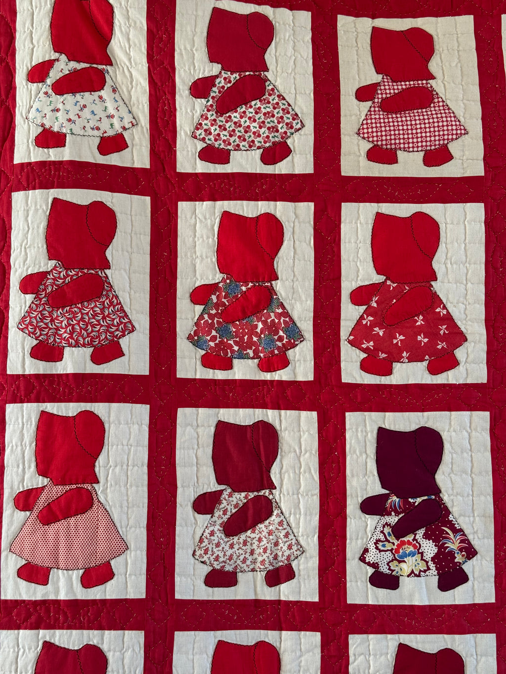 Vintage Red Sunbonnet Sue