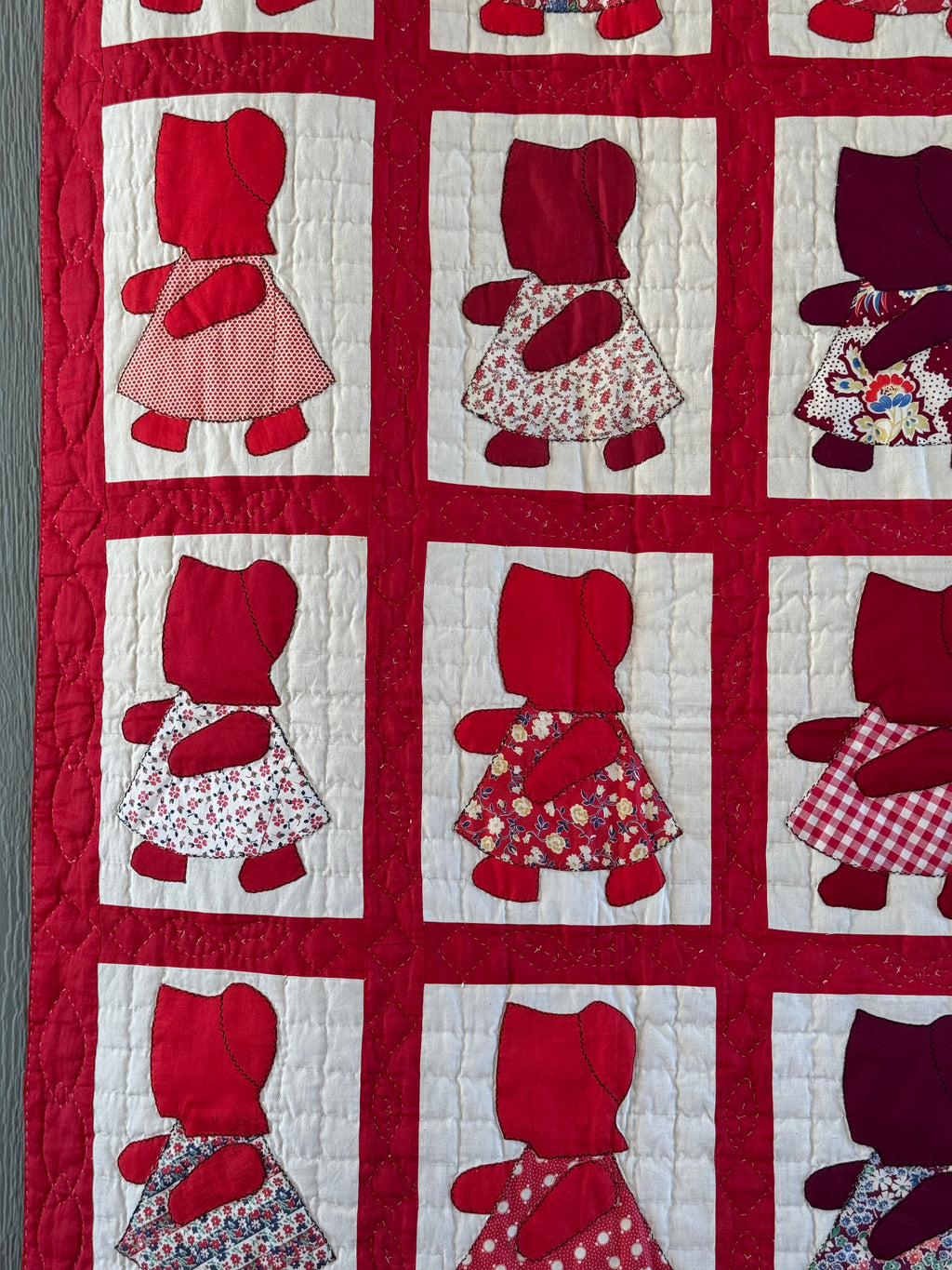 Vintage Red Sunbonnet Sue